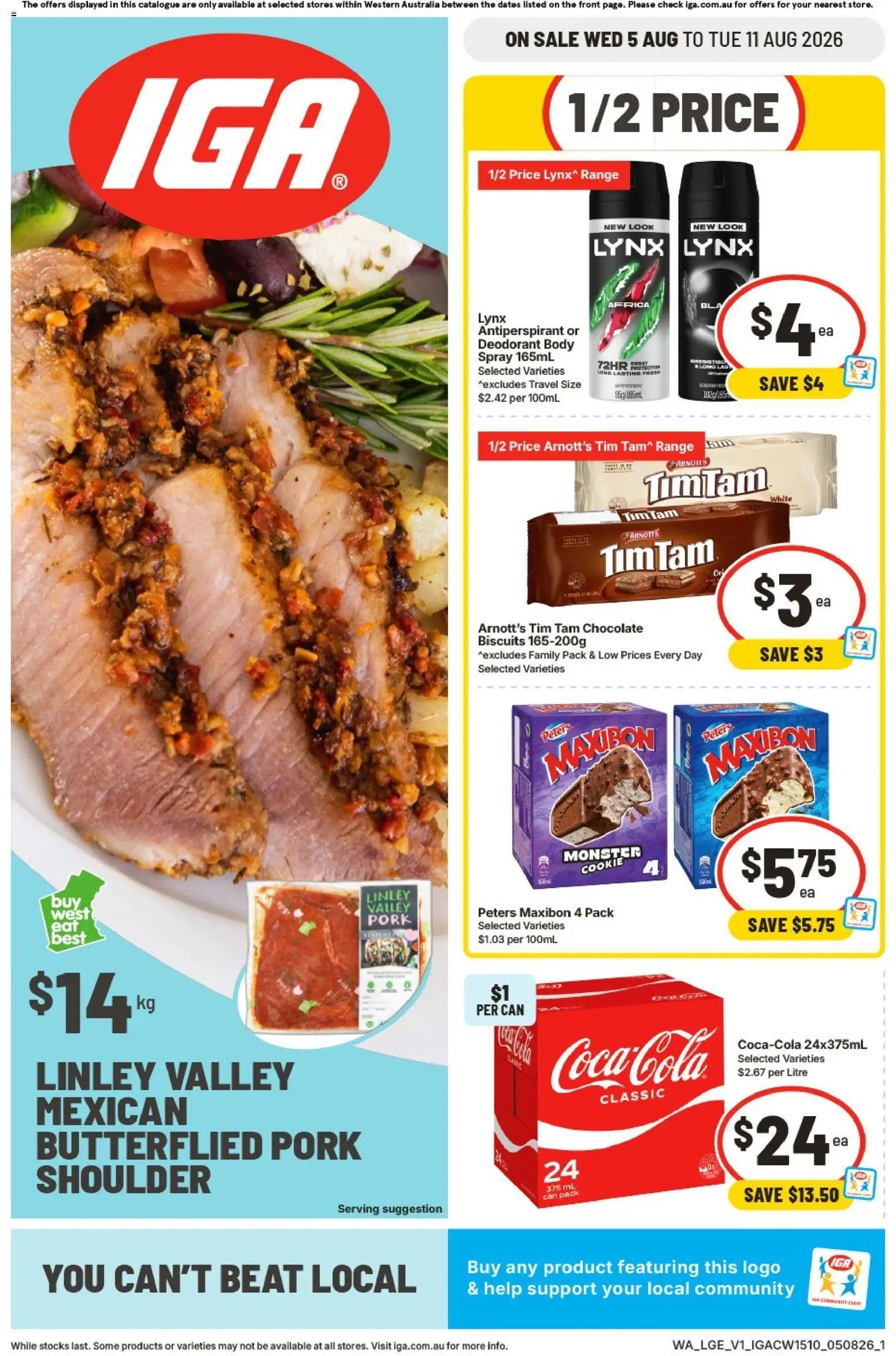 IGA catalogue from 05/08/2026 IGA catalogue