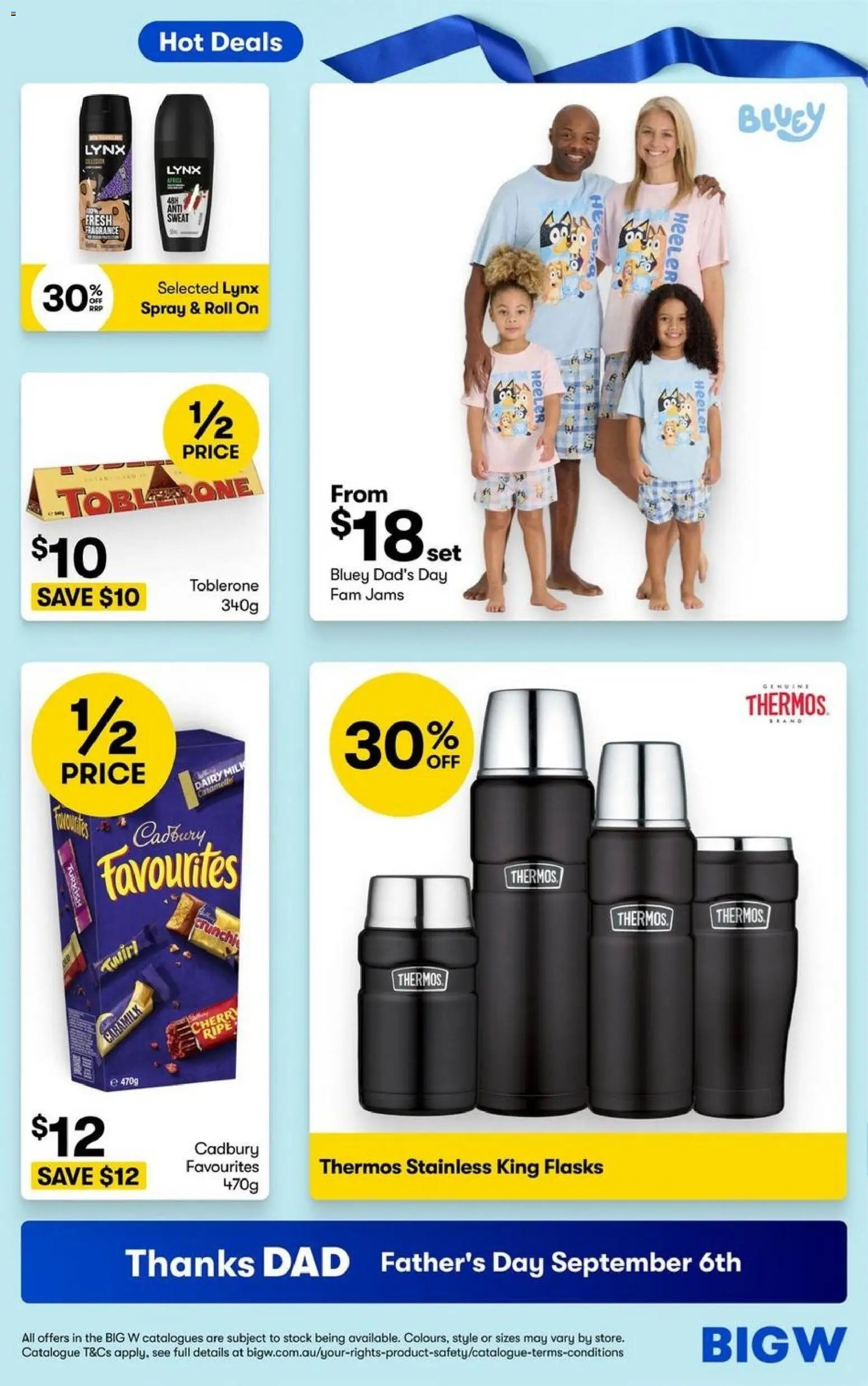 Big W catalogue from 20/08/2026 Big W Thanks Dad