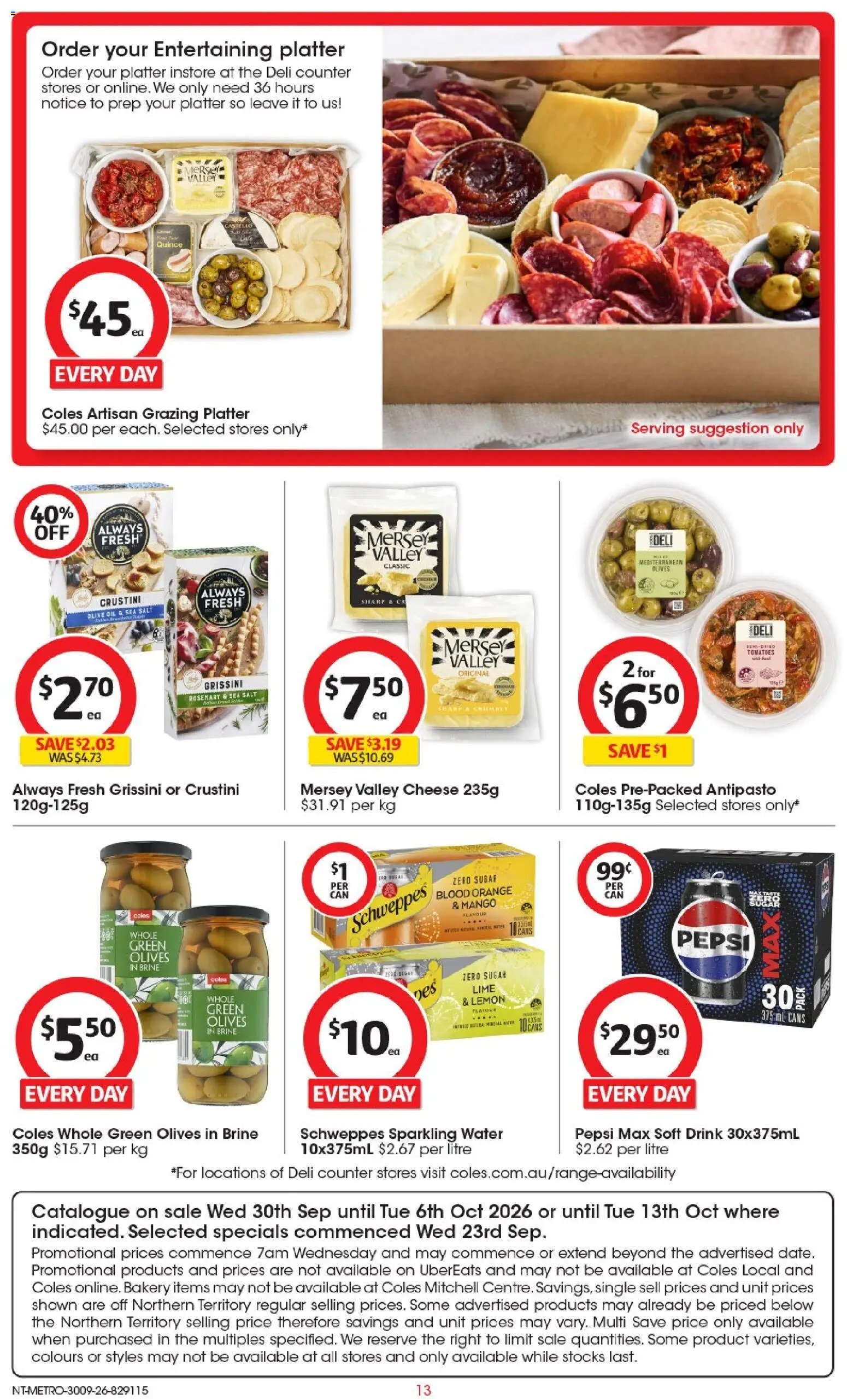 Coles catalogue from 30/09/2026 Coles catalogue NT