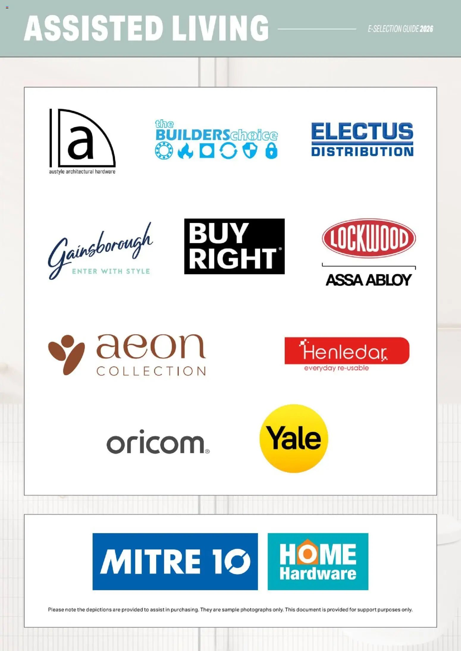 Mitre 10 Assisted Living E Selection guide 2026 valid from 24/10/2026 - Latest Specials & Offers