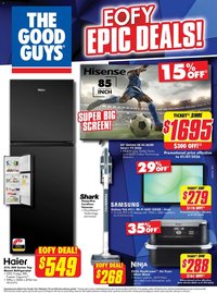 The Good Guys catalogue from 11/06/2026 The Good Guys Eofy epic deals