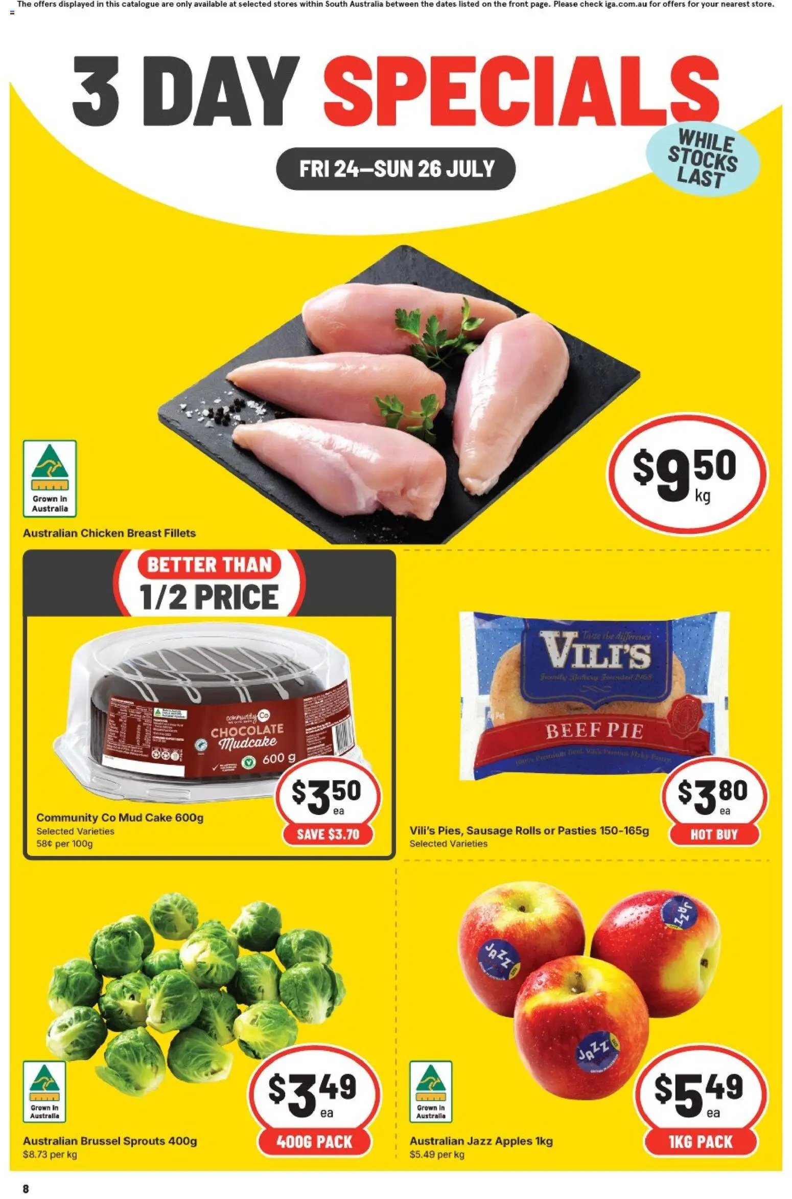 IGA catalogue from 24/07/2026 IGA 3 Day Specials SA