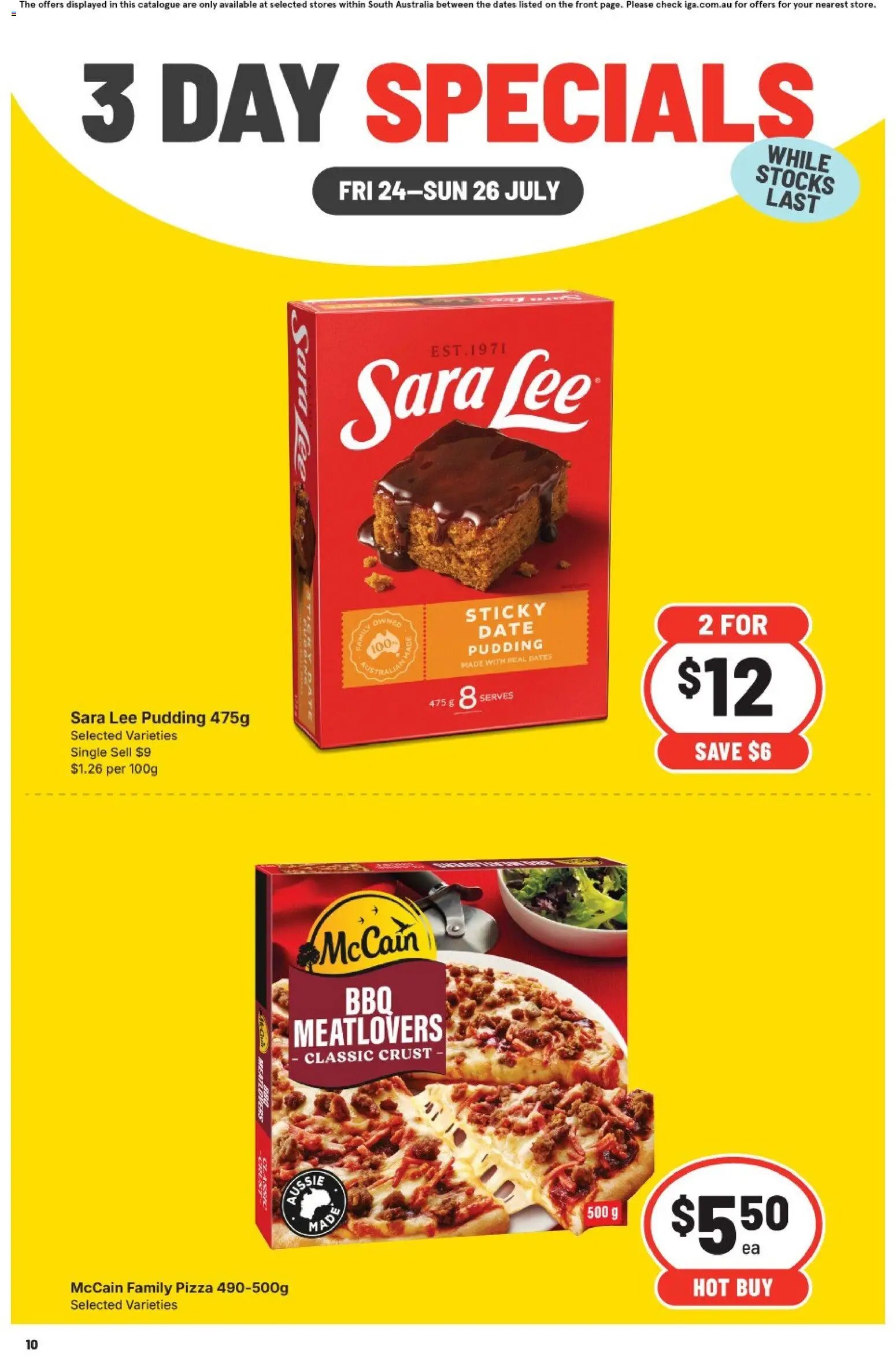 IGA catalogue from 24/07/2026 IGA 3 Day Specials SA