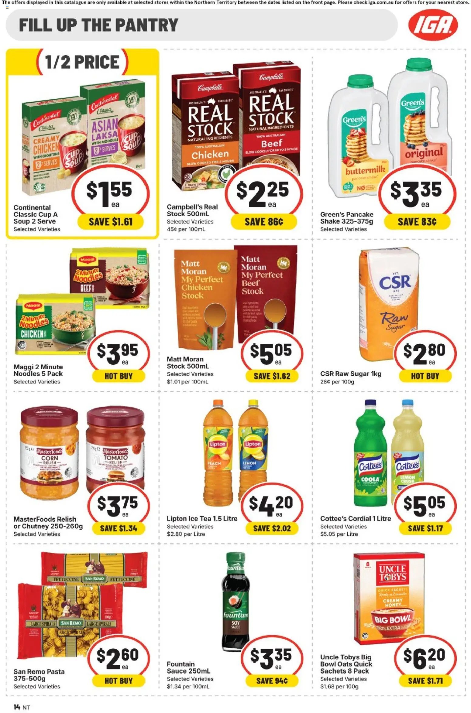 IGA catalogue from 08/07/2026 IGA catalogue NT