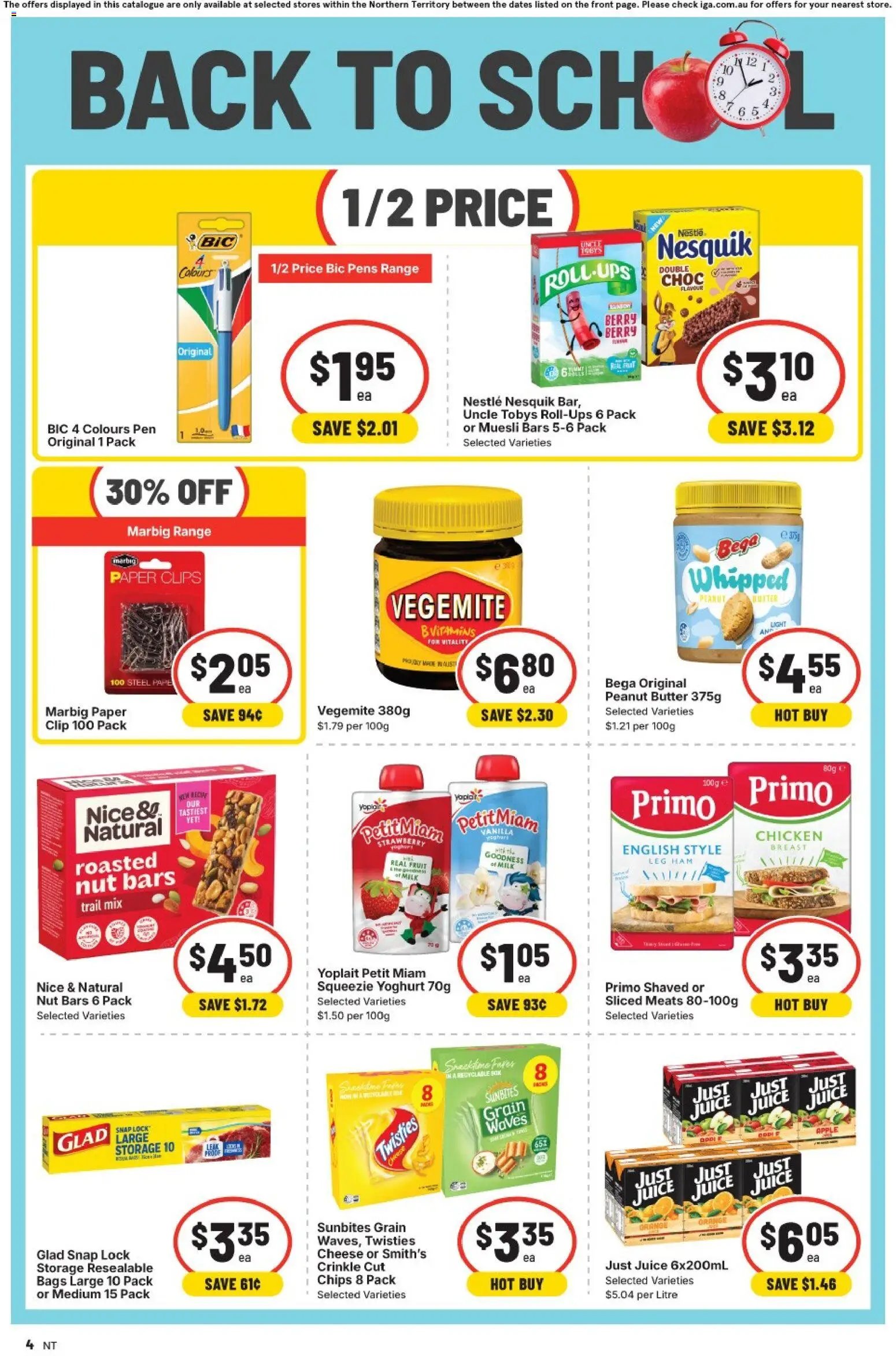IGA catalogue from 08/07/2026 IGA catalogue NT