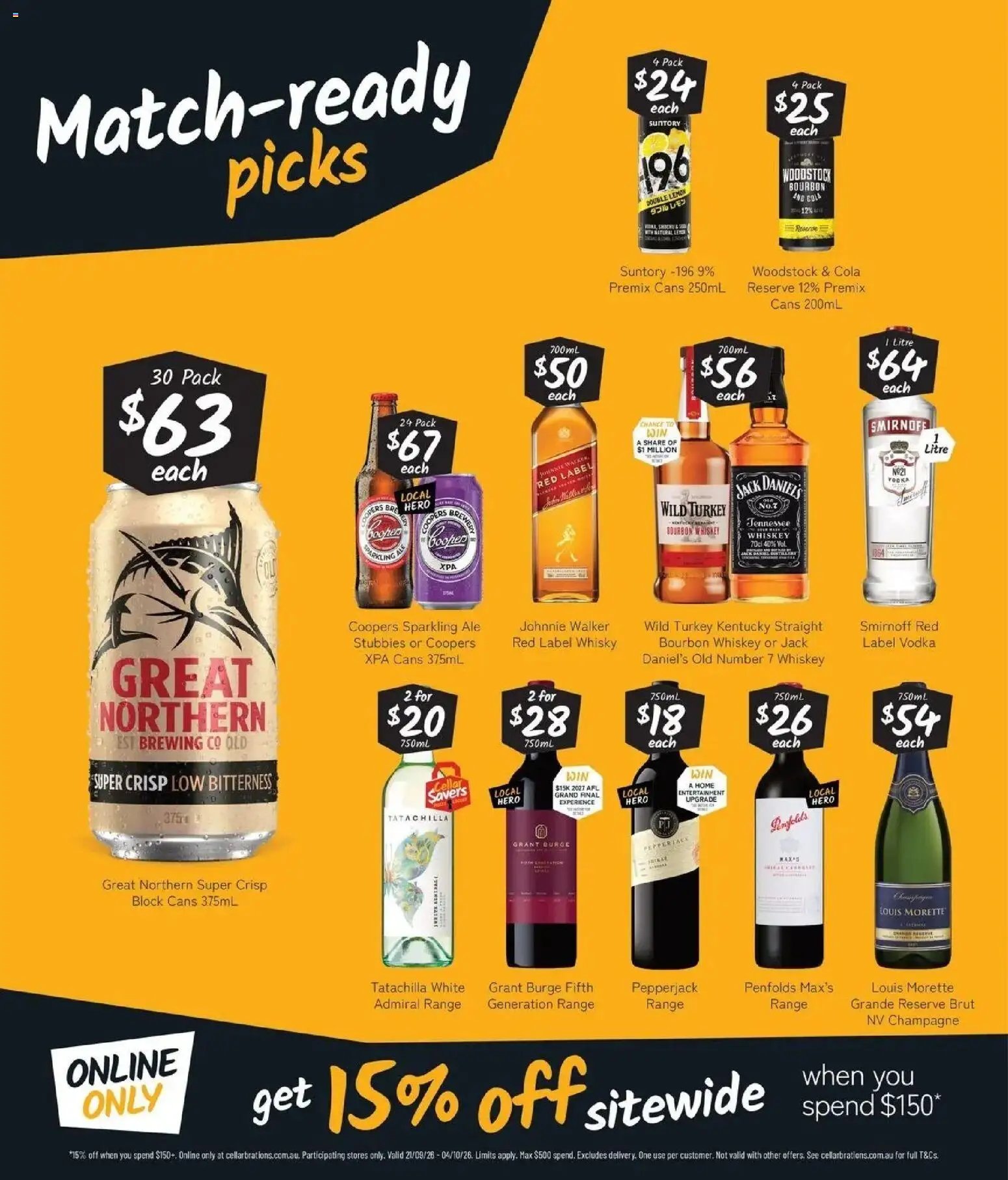 Cellarbrations catalogue from 21/09/2026 Cellarbrations catalogue Aldgate