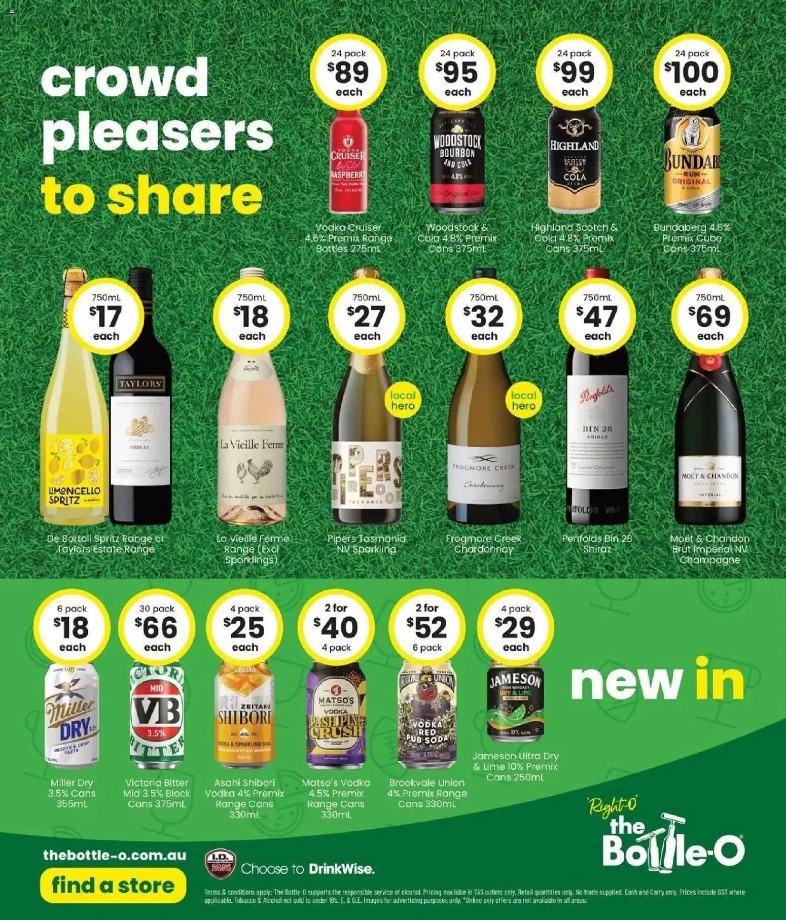 The Bottle-O catalogue from 14/09/2026 Good value booze for good value fans 14/09