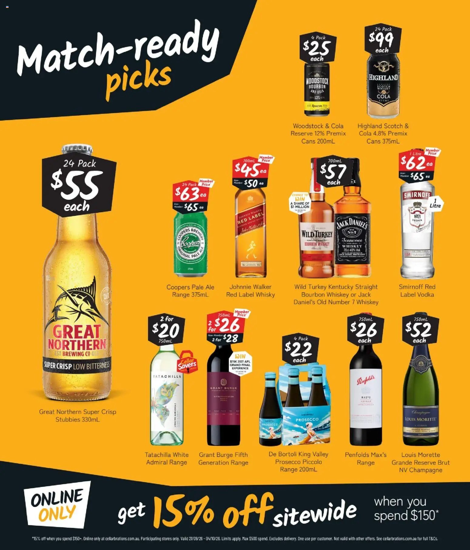 Cellarbrations catalogue from 21/09/2026 Cellarbrations catalogue BLACKMANS BAY