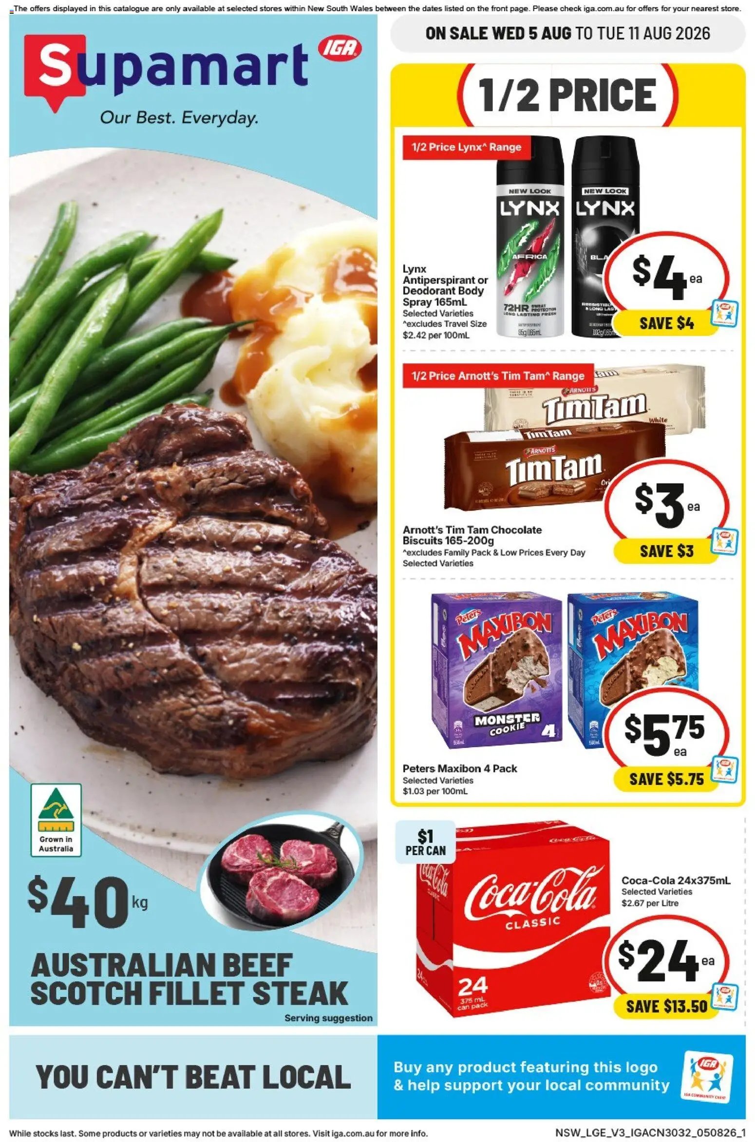 IGA catalogue from 05/08/2026 IGA catalogue Supamart