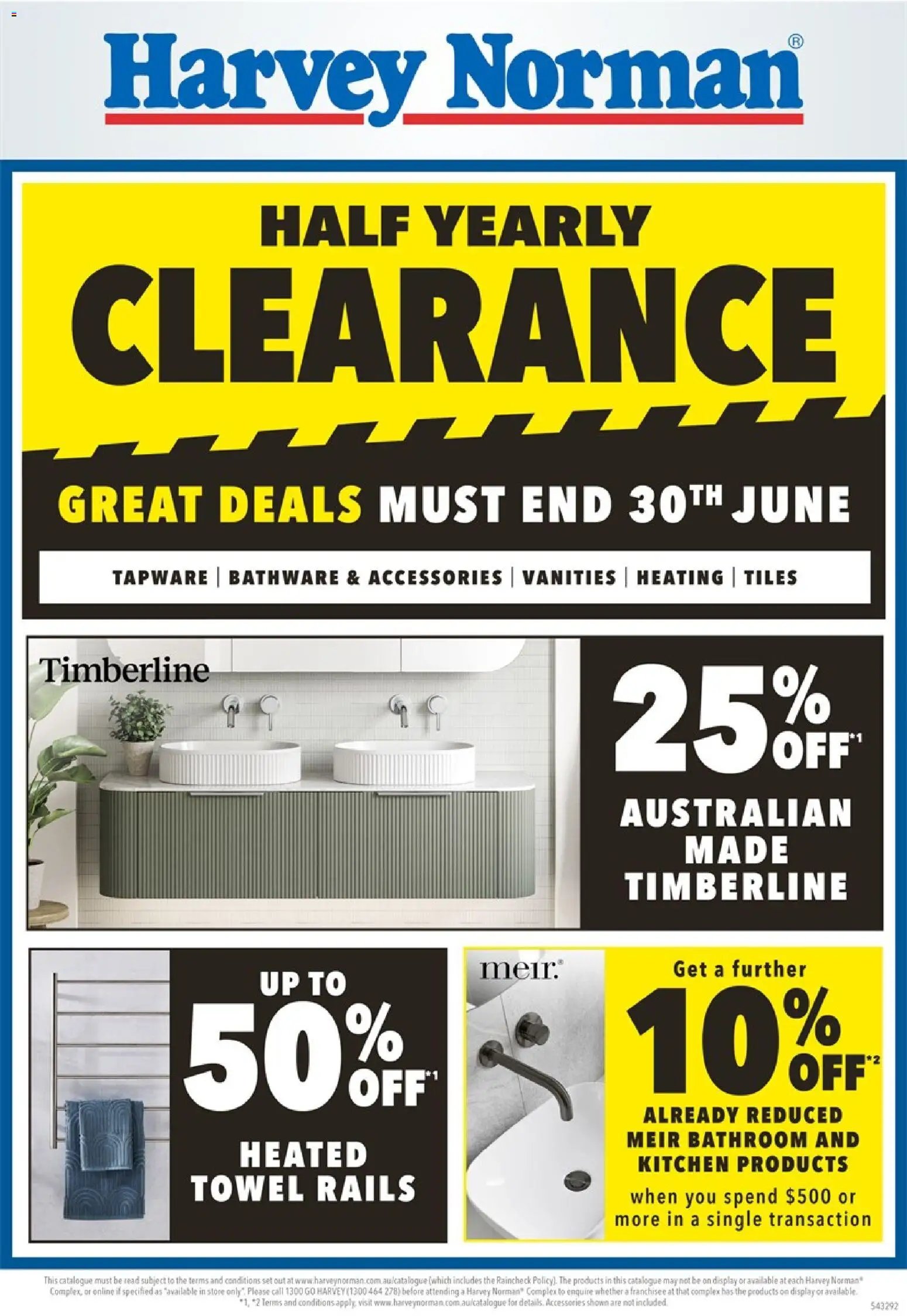 Harvey Norman catalogue from 02/06/2026 Harvey Norman June Bathroom