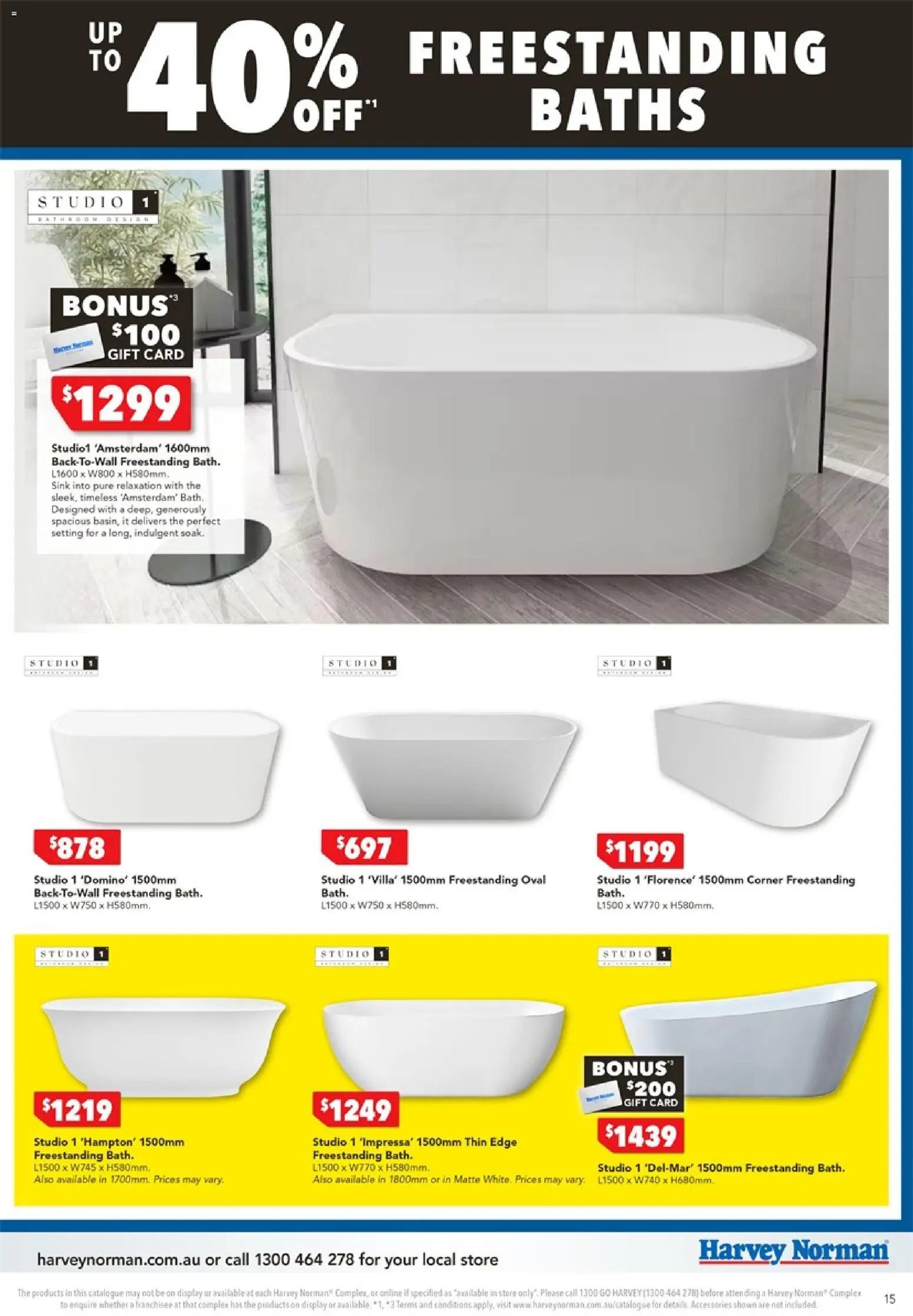 Harvey Norman catalogue from 02/06/2026 Harvey Norman June Bathroom