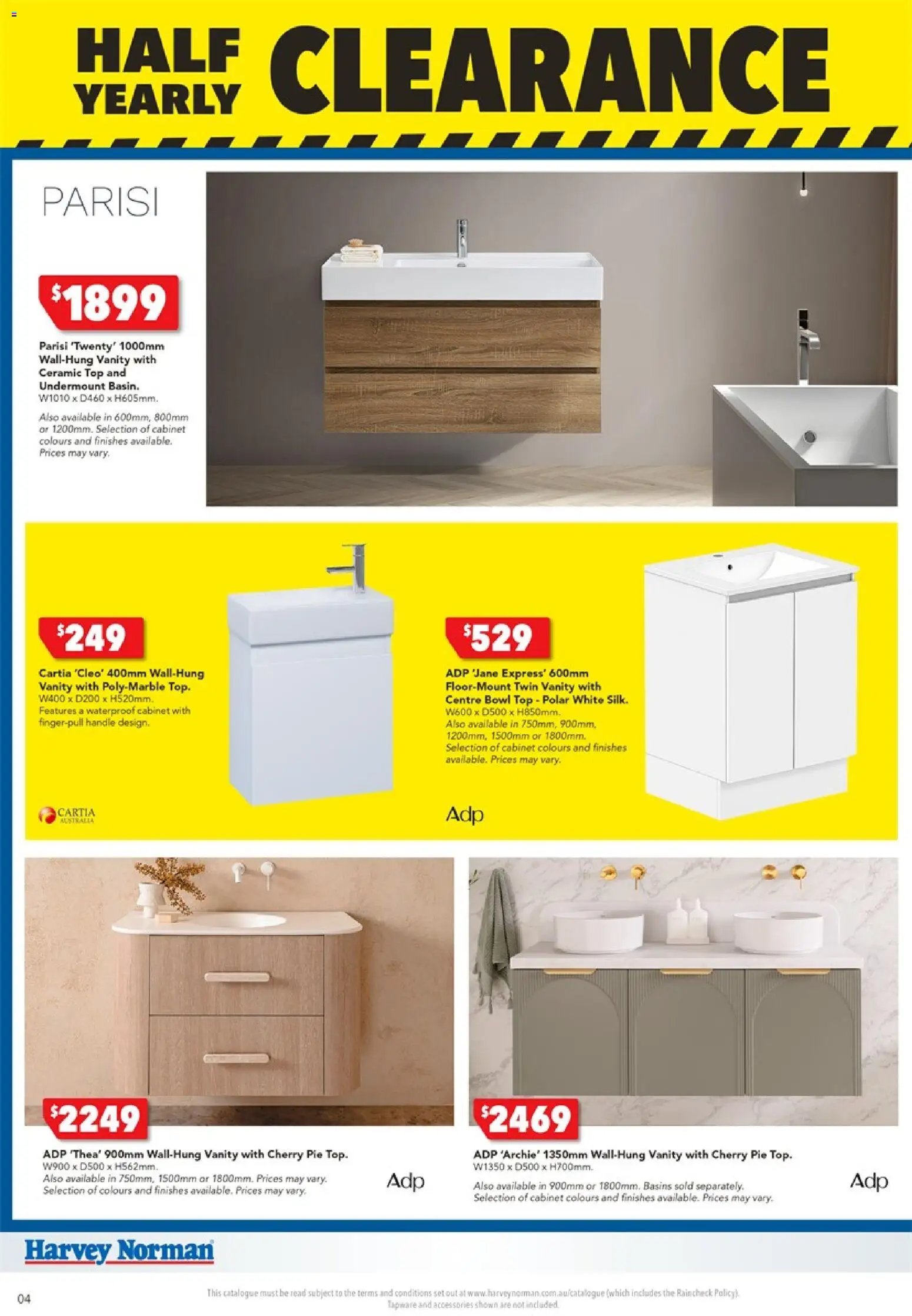 Harvey Norman catalogue from 02/06/2026 Harvey Norman June Bathroom