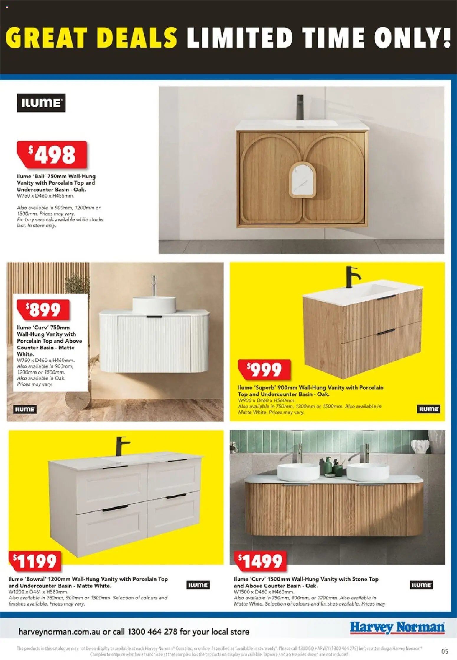 Harvey Norman catalogue from 02/06/2026 Harvey Norman June Bathroom