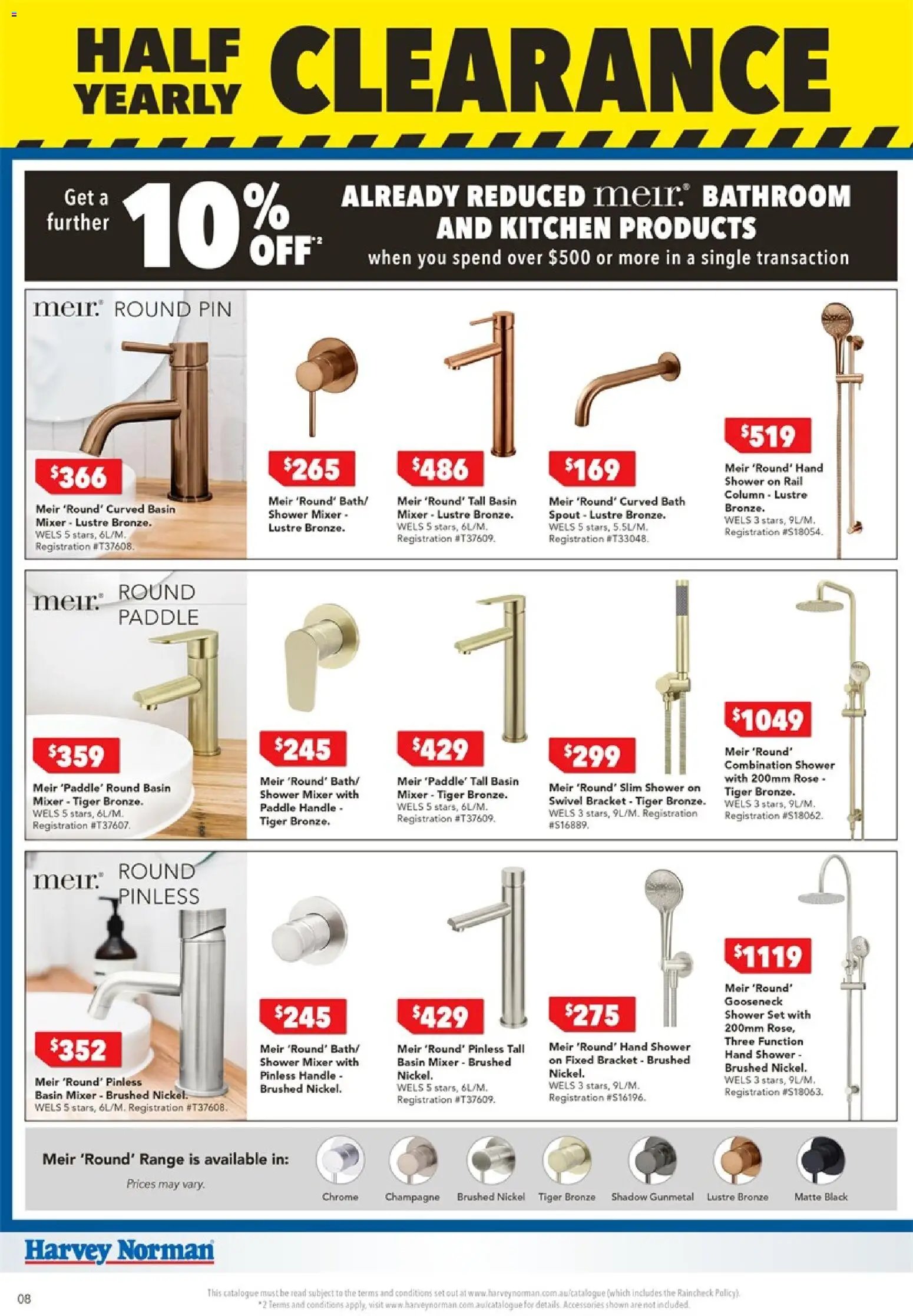 Harvey Norman catalogue from 02/06/2026 Harvey Norman June Bathroom