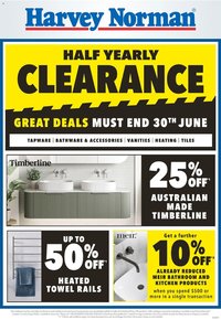 Harvey Norman catalogue from 02/06/2026 Harvey Norman June Bathroom