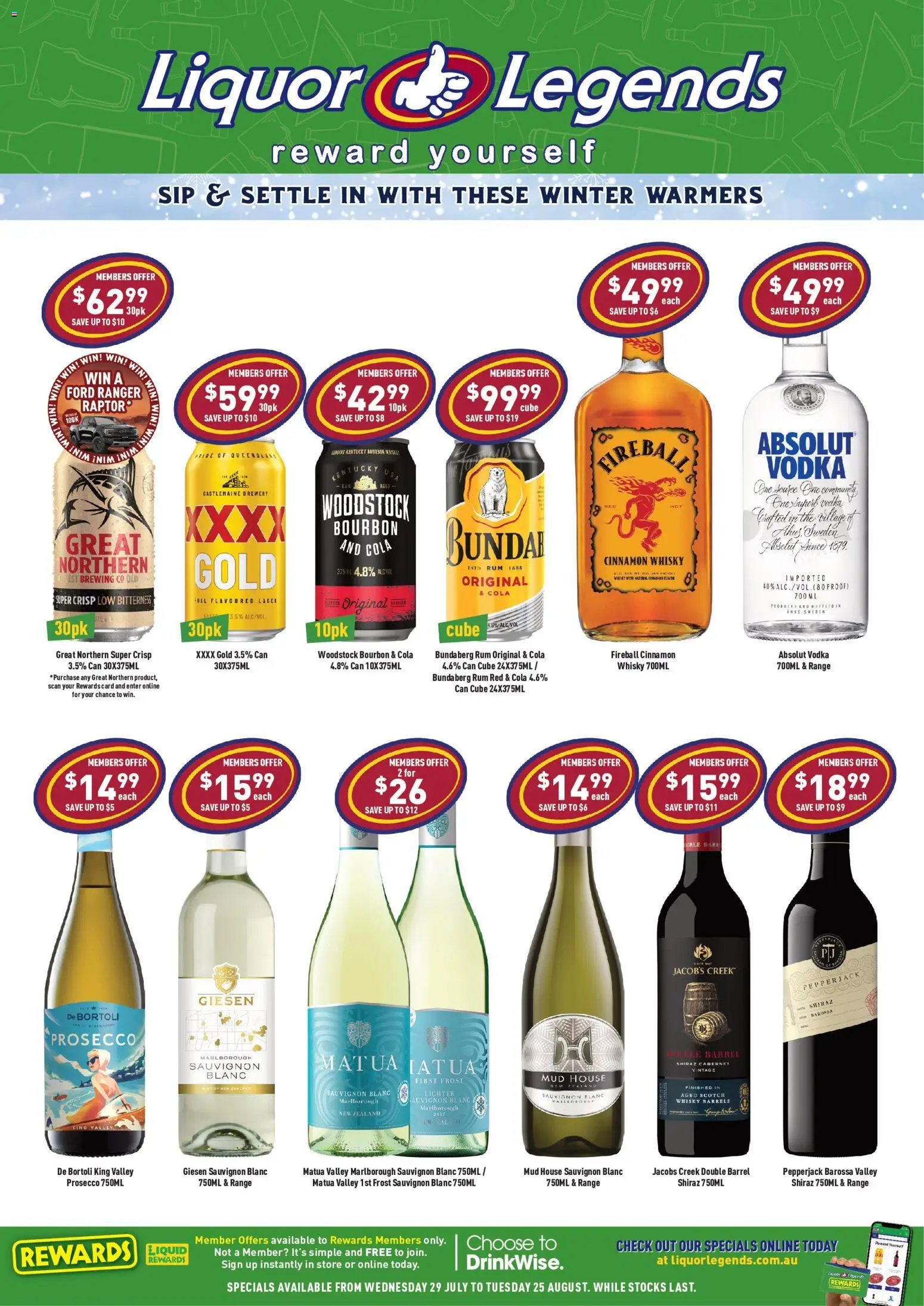 Liquor Legends catalogue from 29/07/2026 Liquor Legends catalogue Deception Bay