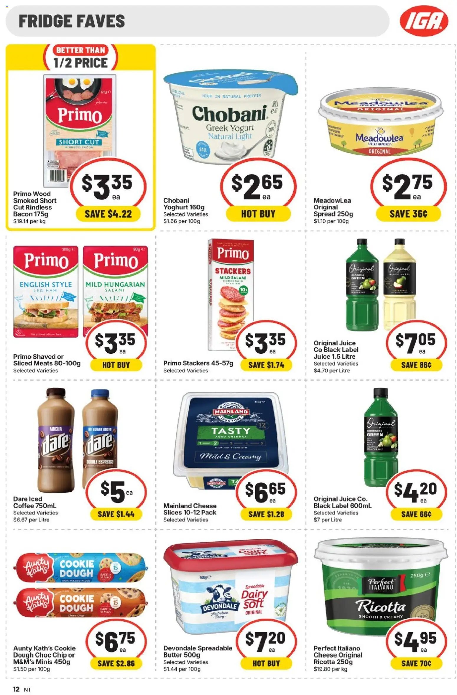 IGA catalogue from 07/10/2026 IGA catalogue NT