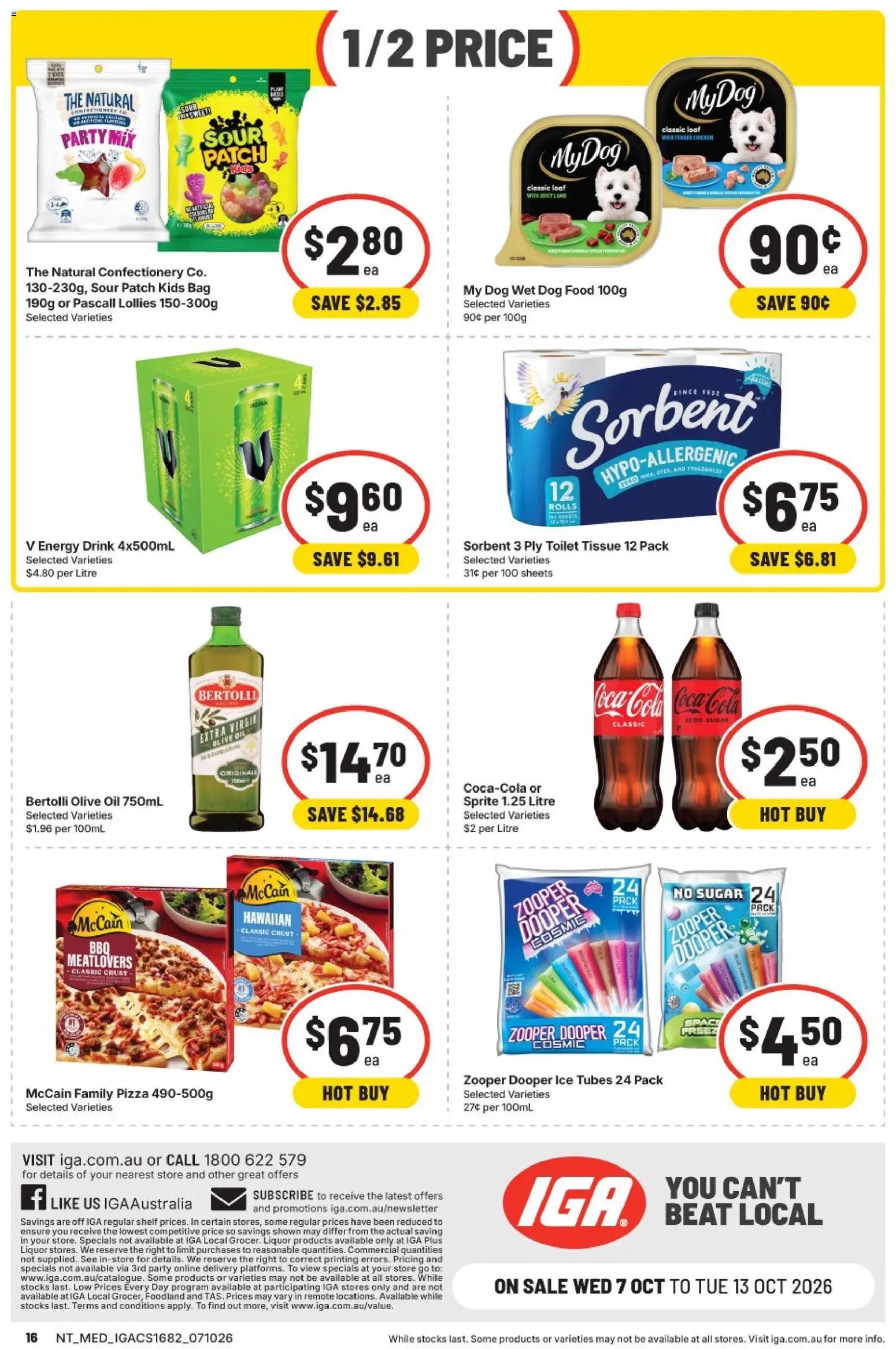 IGA catalogue from 07/10/2026 IGA catalogue NT