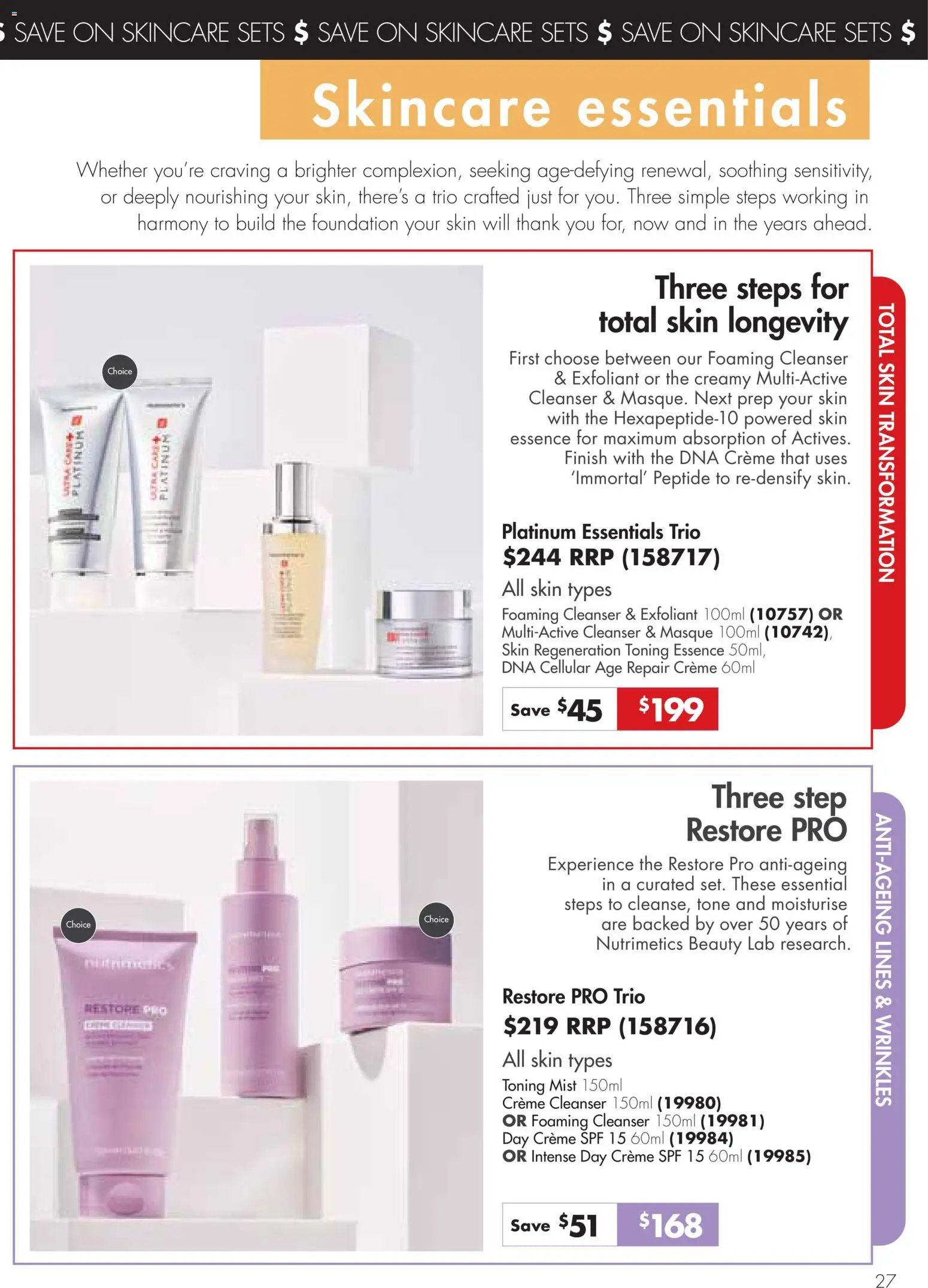 Nutrimetics catalogue from 16/09/2026 Nutrimetics 58 Years of Nutri-Glow