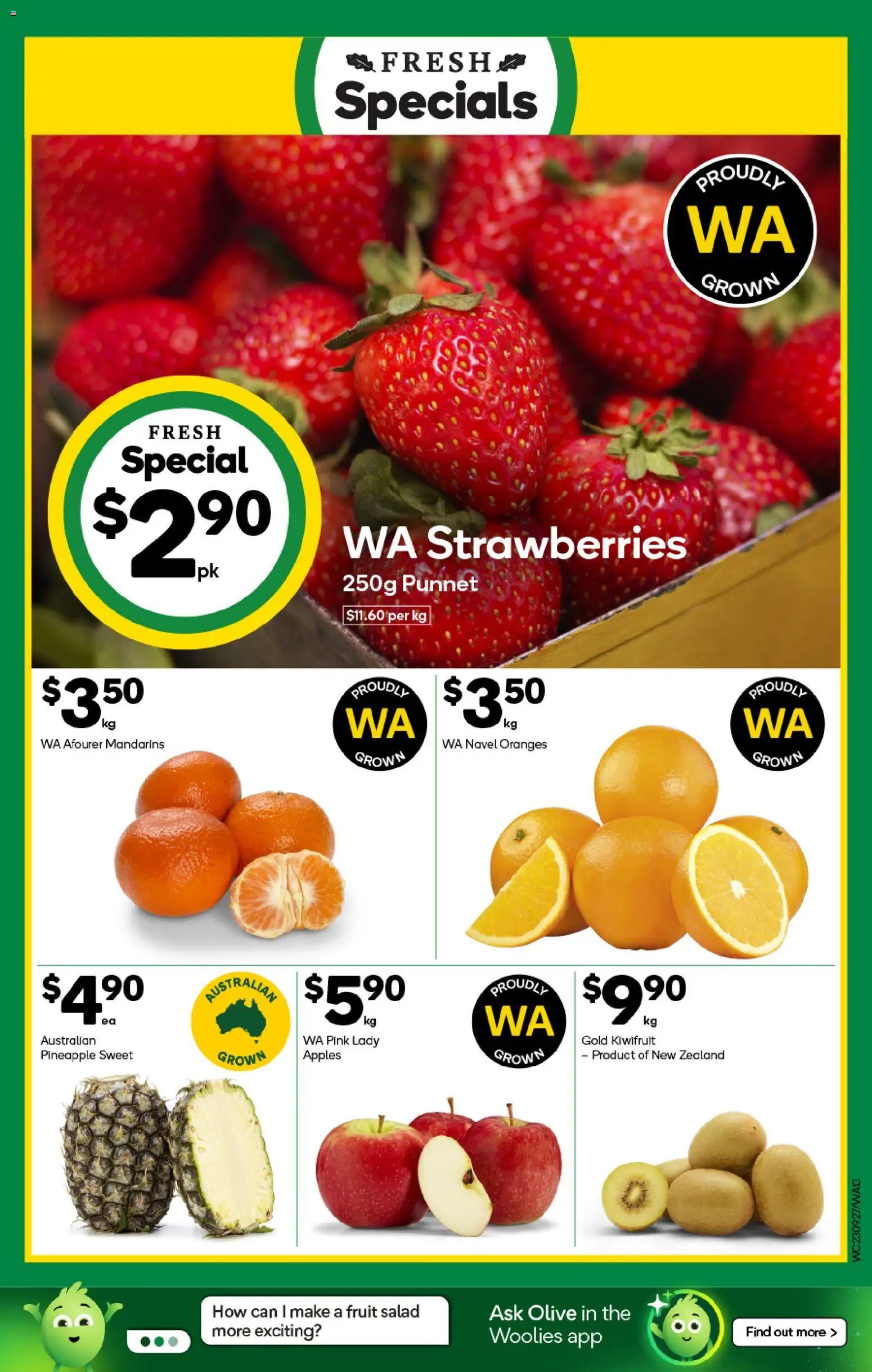 Woolworths catalogue from 23/09/2026 Woolworths catalogue WA