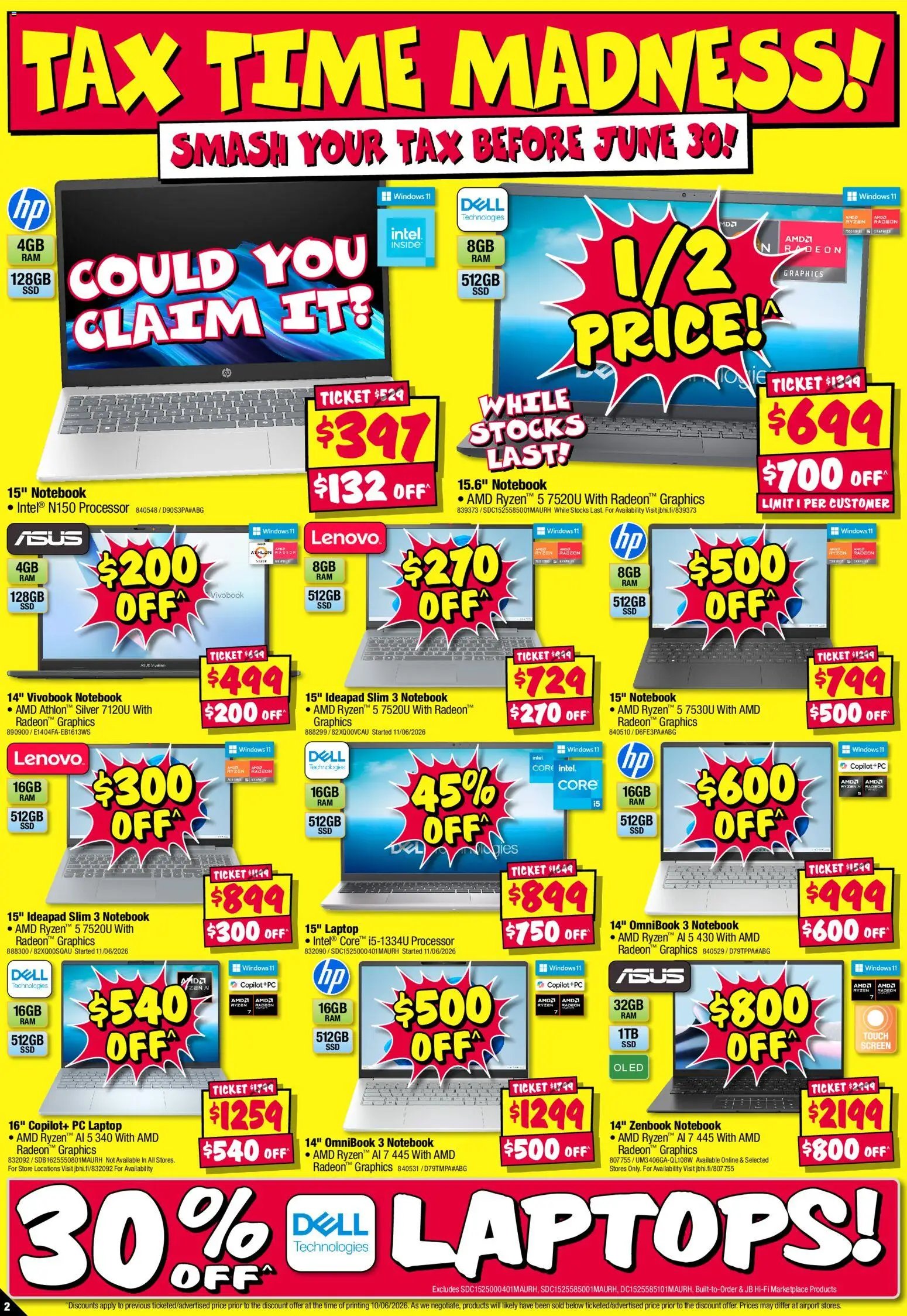 JB Hi-Fi catalogue from 18/06/2026 JB Hi-Fi Smash your tax time
