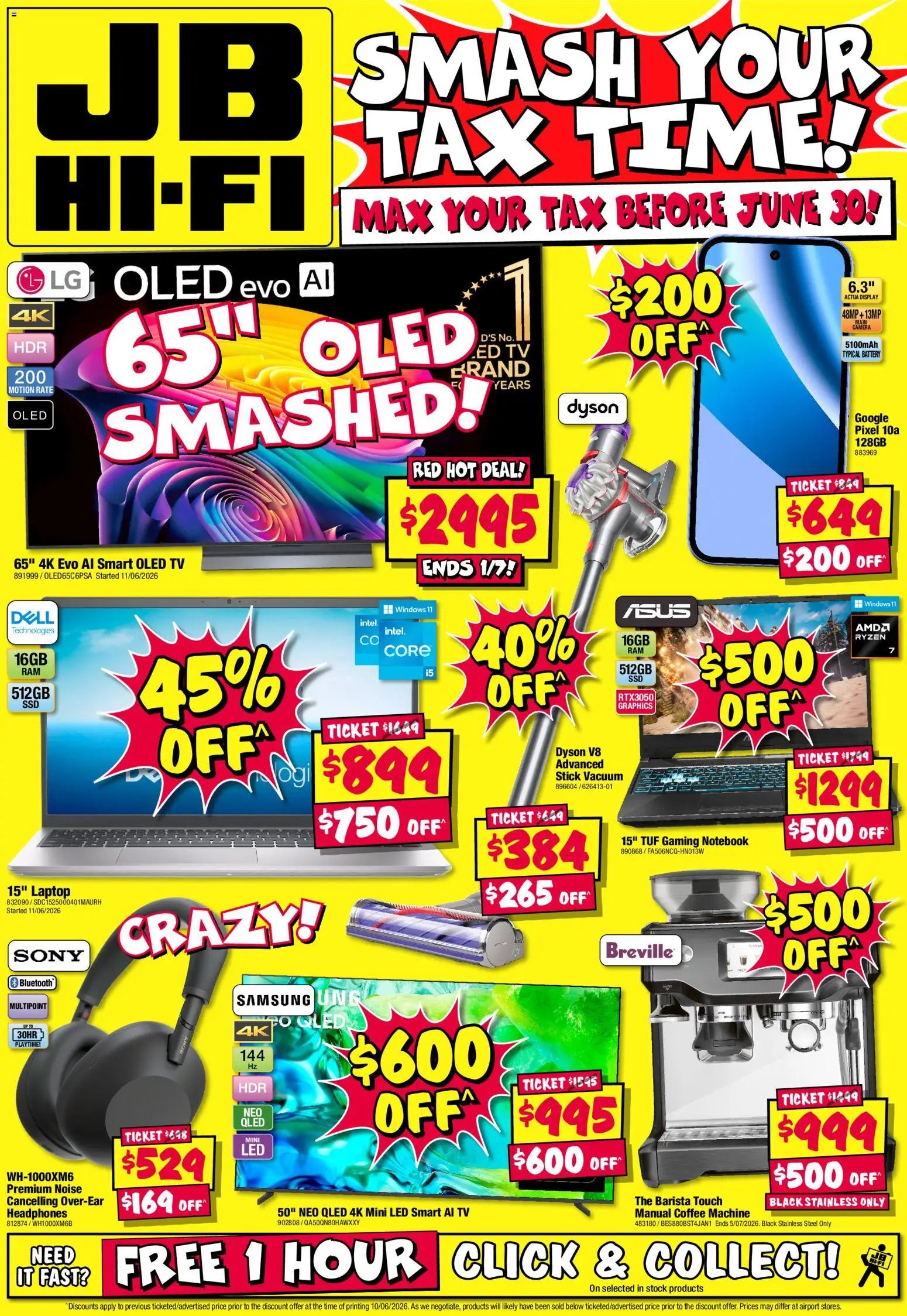 JB Hi-Fi catalogue from 18/06/2026 JB Hi-Fi Smash your tax time