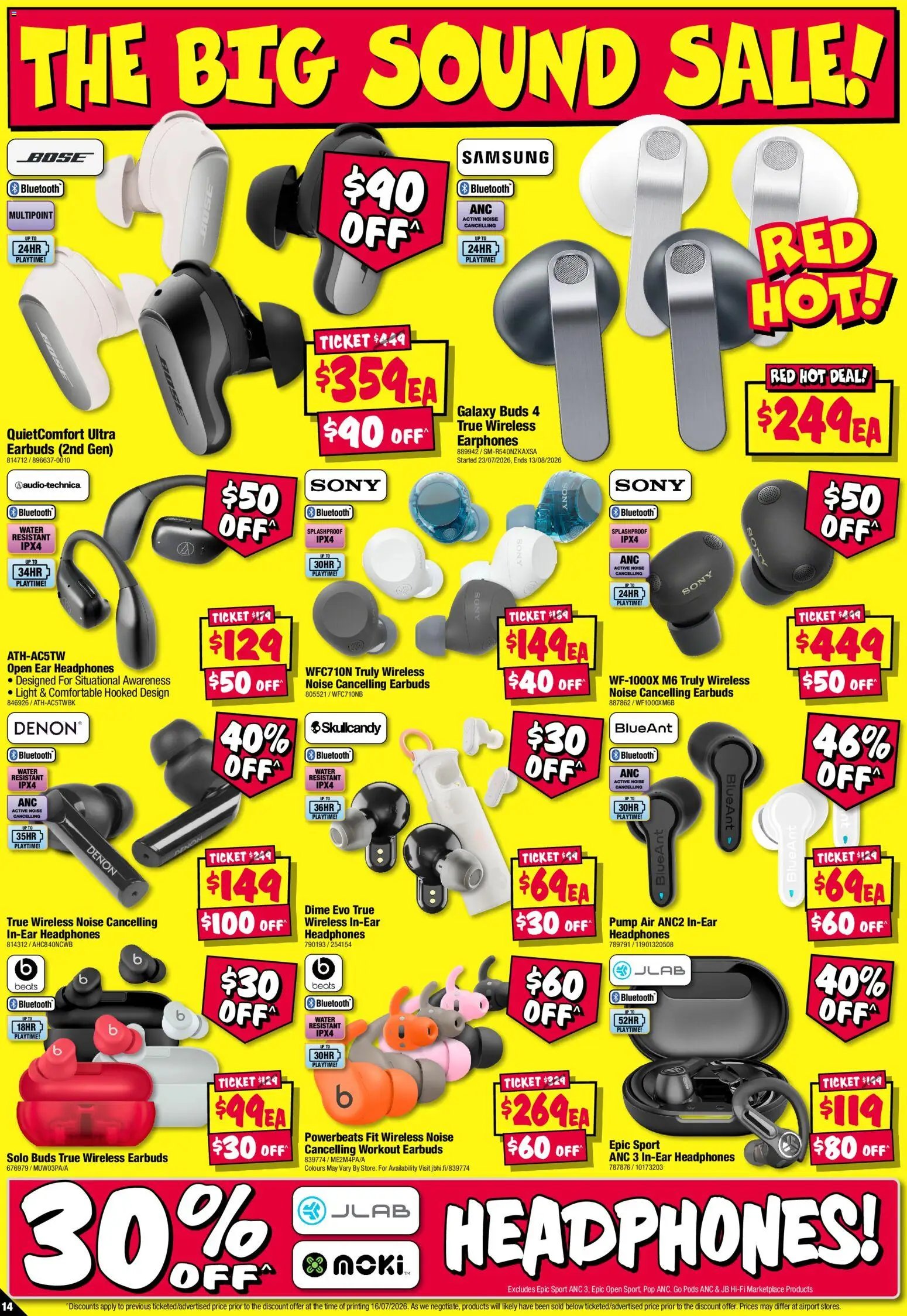 JB Hi-Fi catalogue from 30/07/2026 JB Hi-Fi Always Cheap Prices