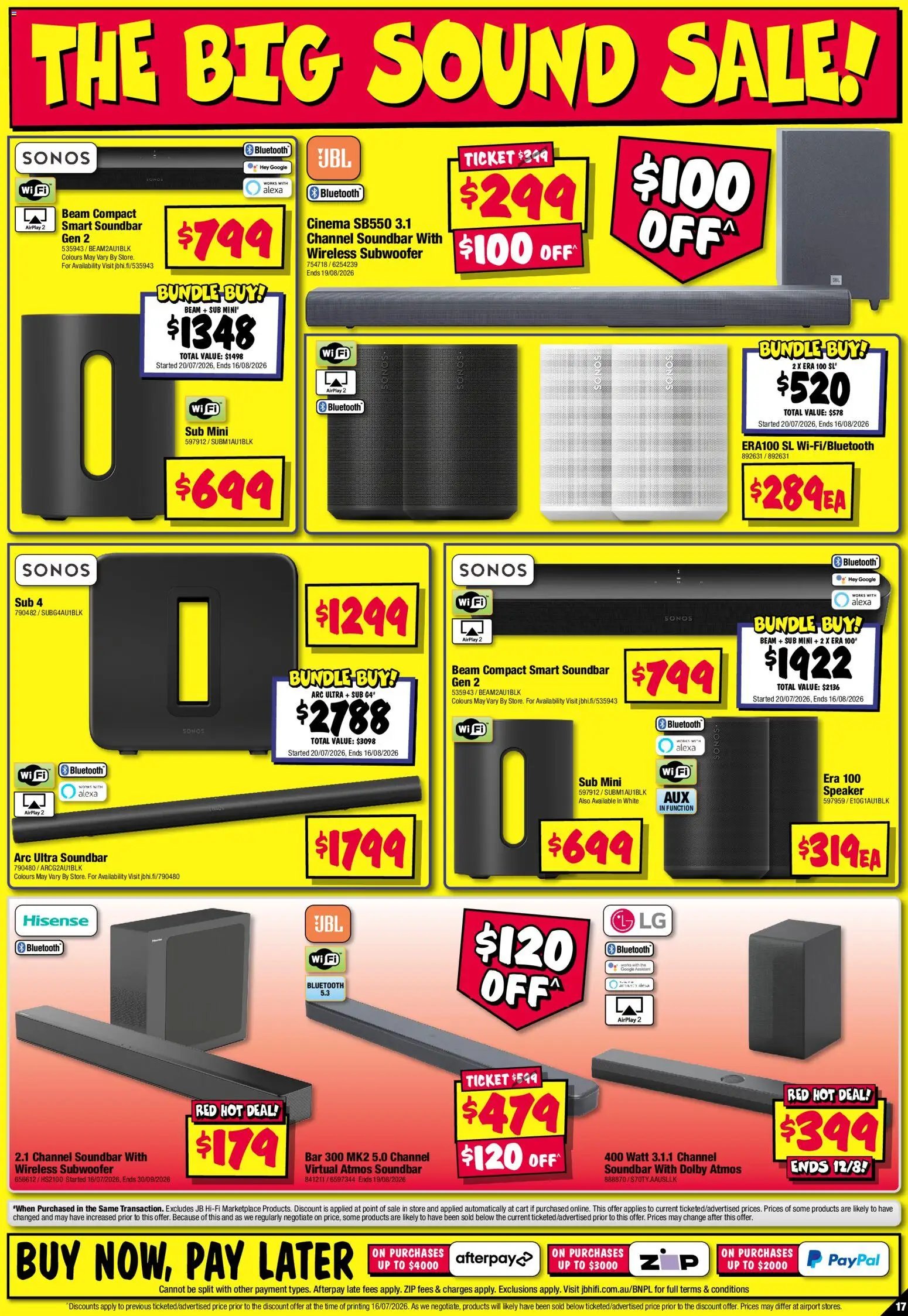 JB Hi-Fi catalogue from 30/07/2026 JB Hi-Fi Always Cheap Prices