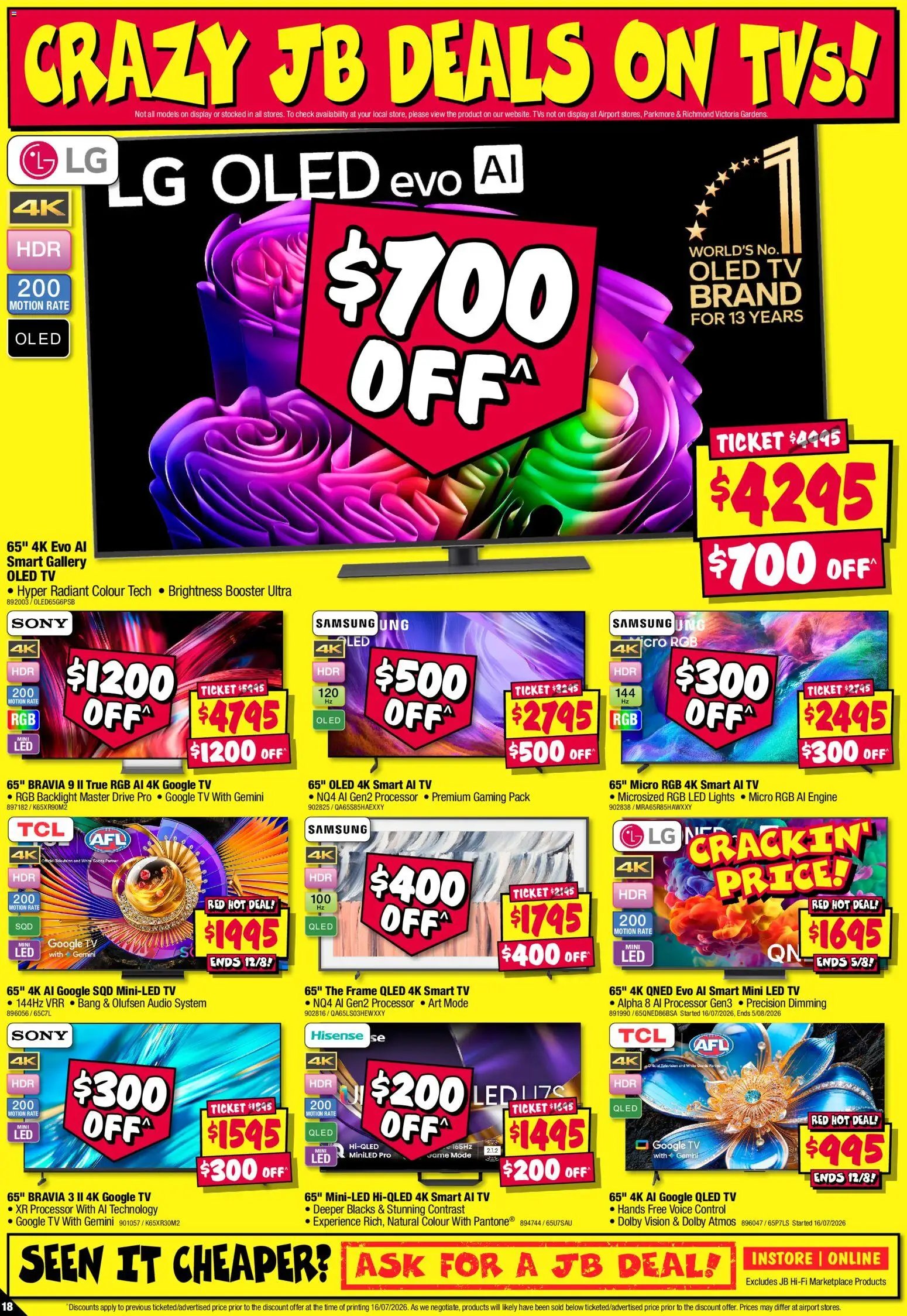 JB Hi-Fi catalogue from 30/07/2026 JB Hi-Fi Always Cheap Prices