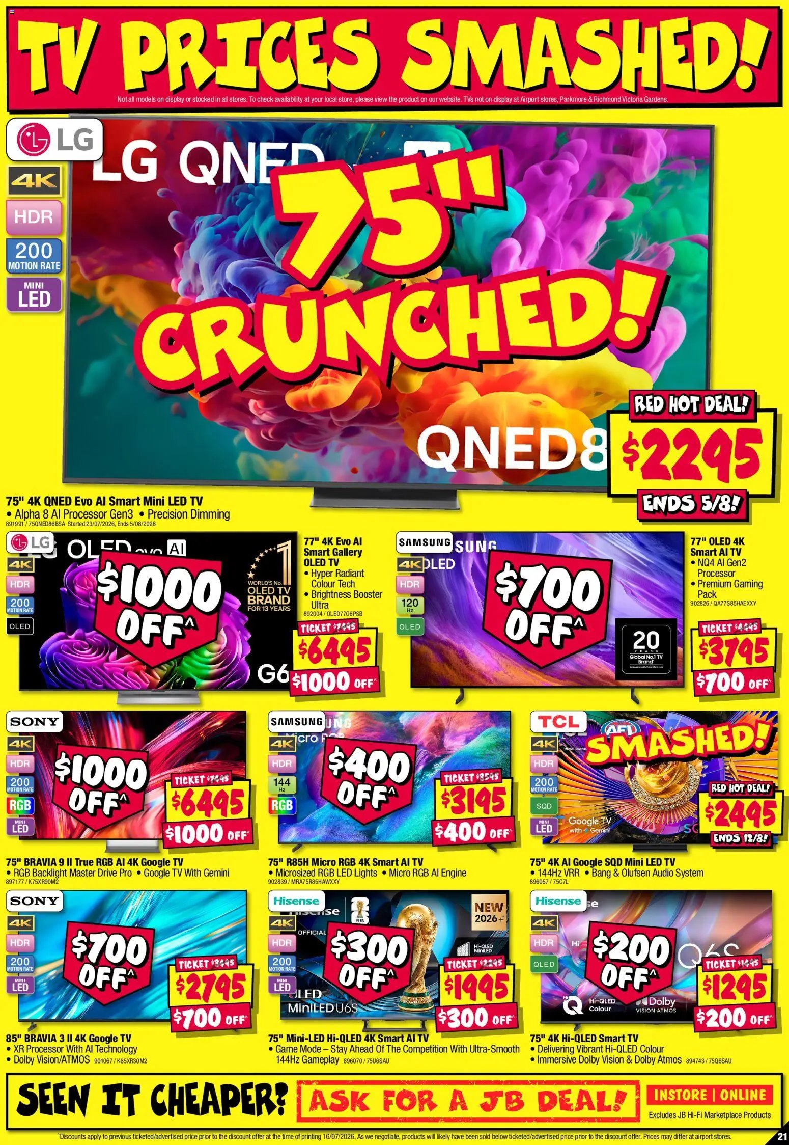 JB Hi-Fi catalogue from 30/07/2026 JB Hi-Fi Always Cheap Prices