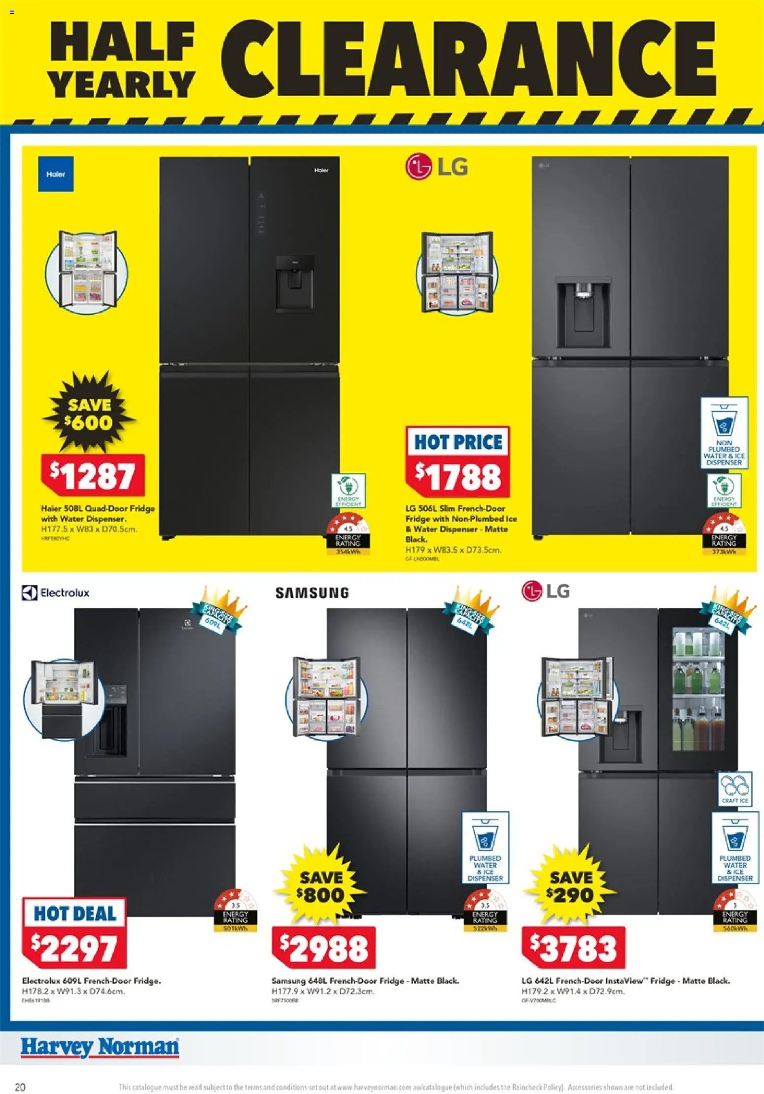 Harvey Norman catalogue from 18/06/2026 Harvey Norman Electrical Clearance