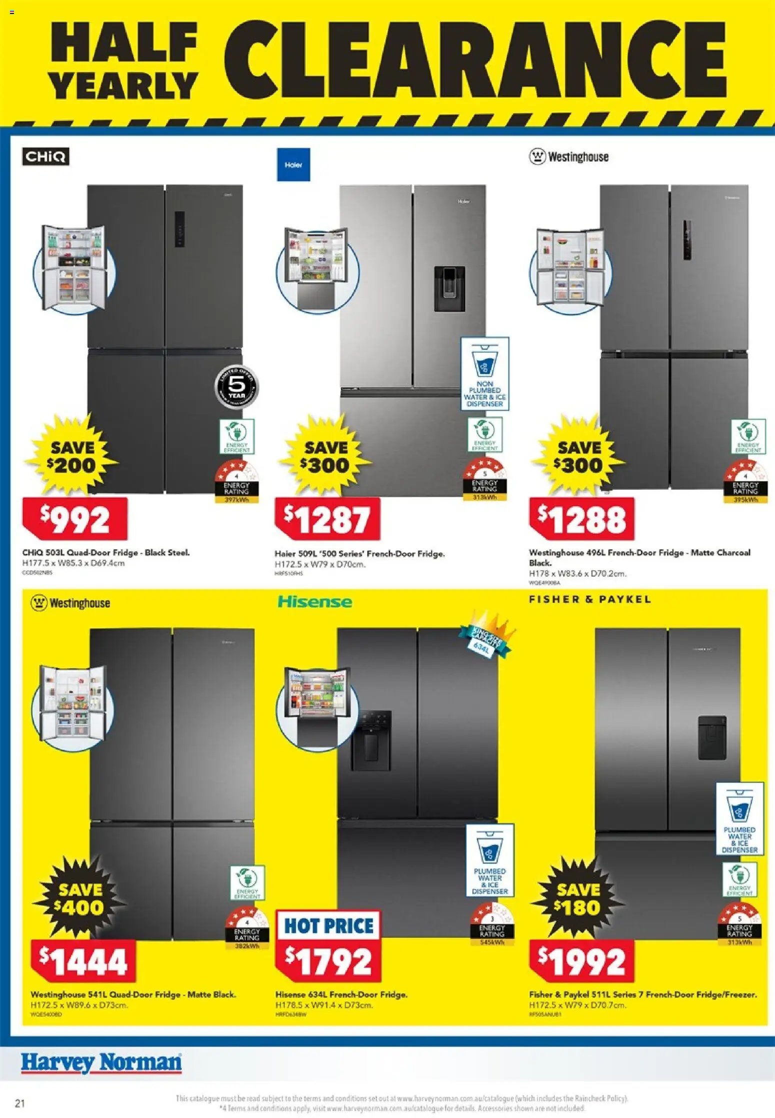 Harvey Norman catalogue from 18/06/2026 Harvey Norman Electrical Clearance