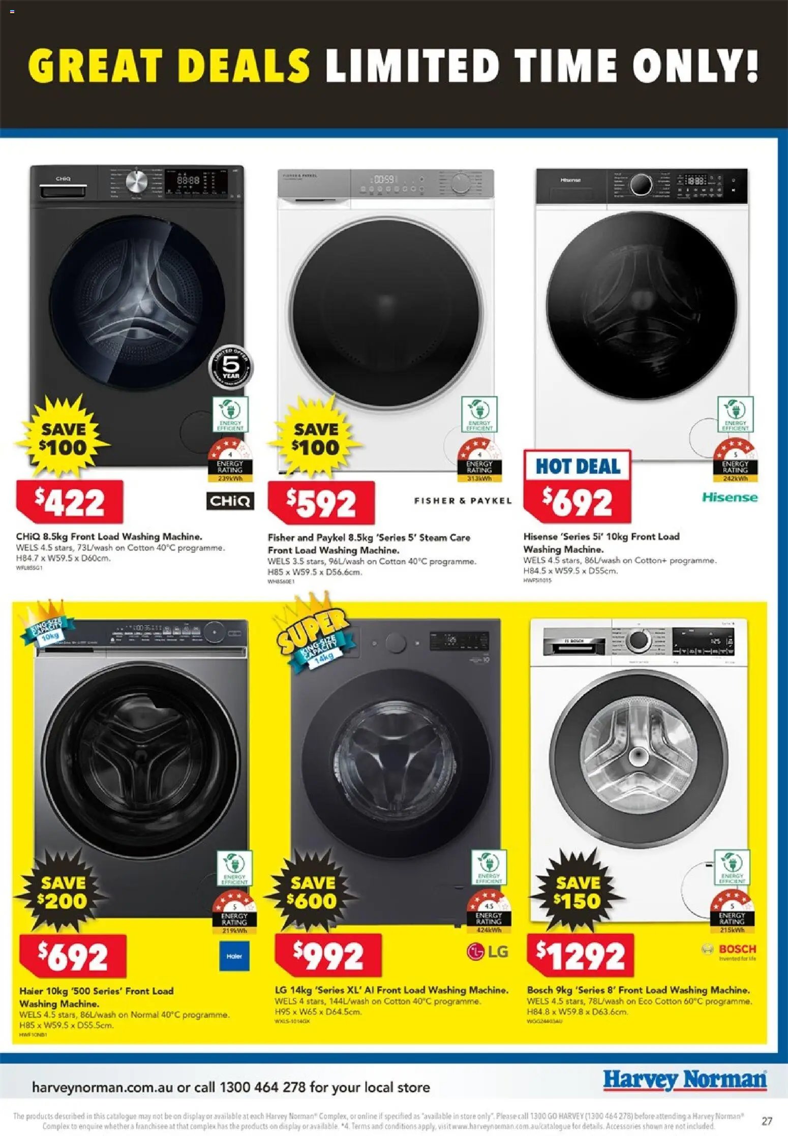 Harvey Norman catalogue from 18/06/2026 Harvey Norman Electrical Clearance