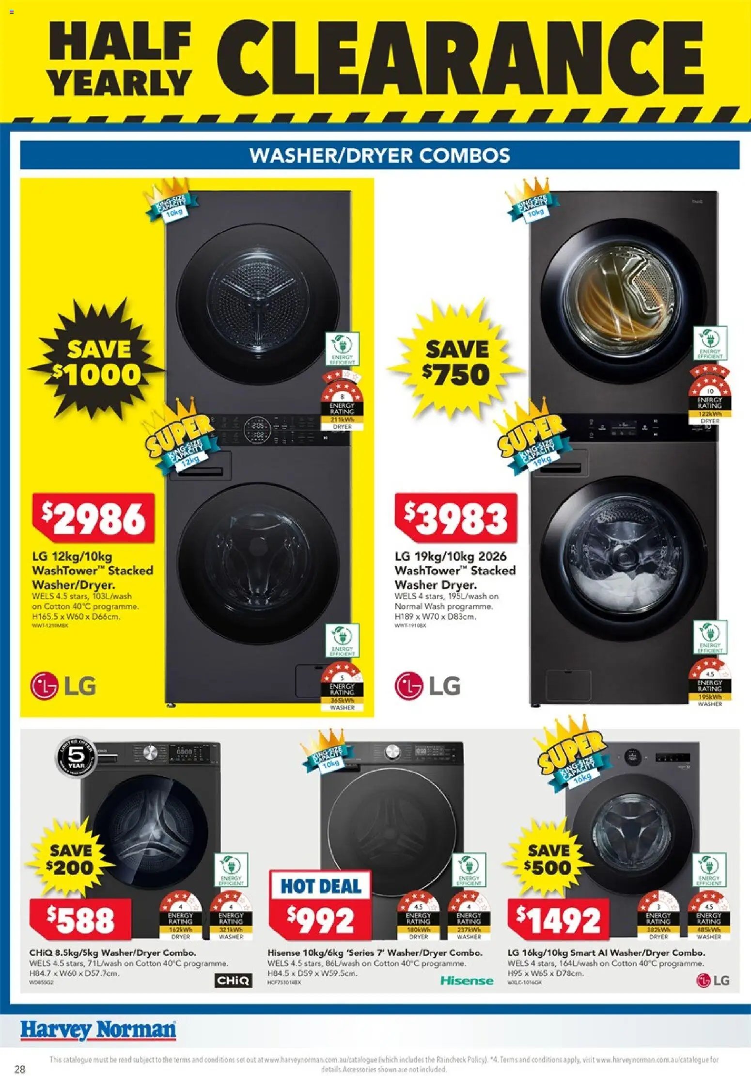 Harvey Norman catalogue from 18/06/2026 Harvey Norman Electrical Clearance