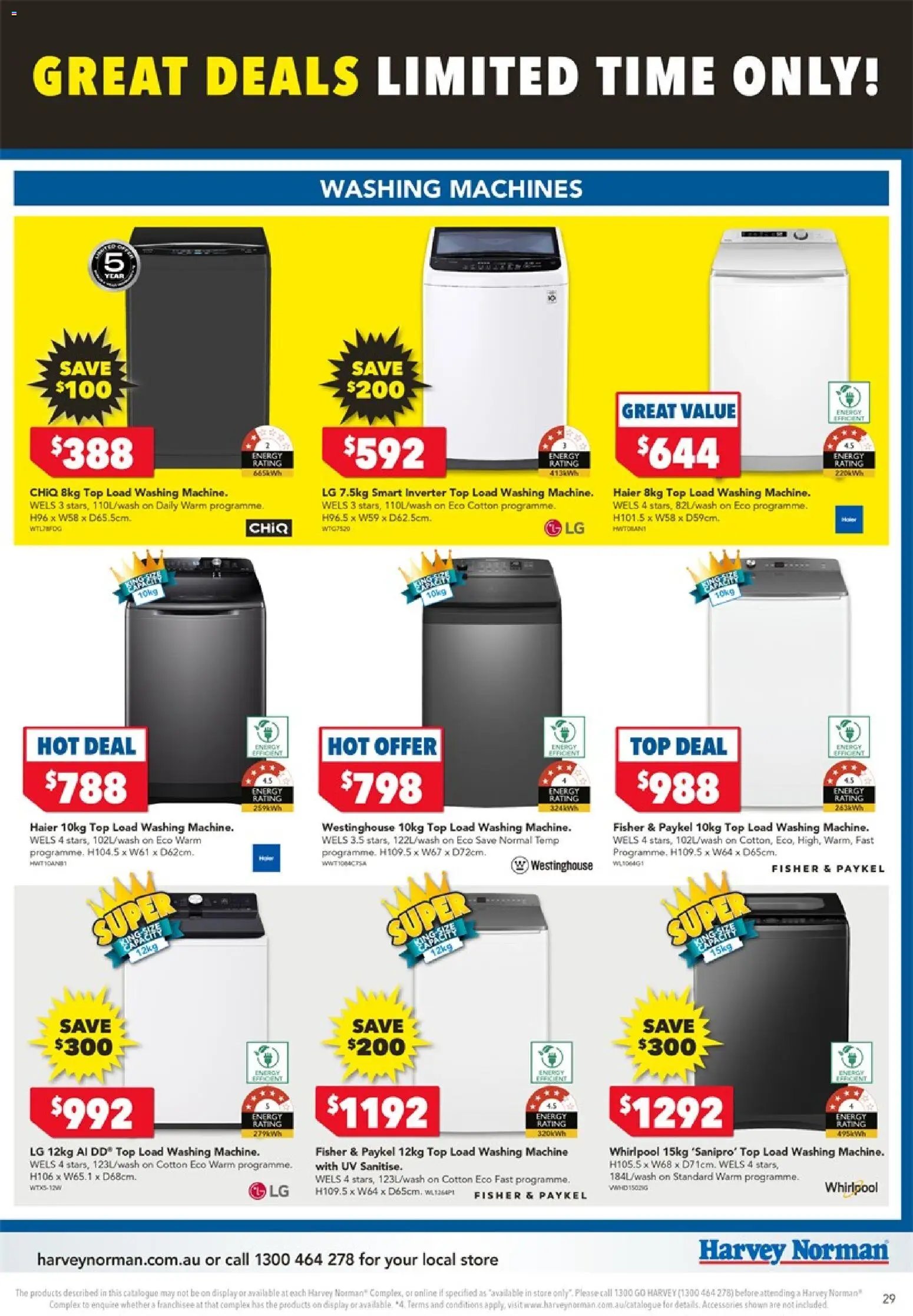 Harvey Norman catalogue from 18/06/2026 Harvey Norman Electrical Clearance