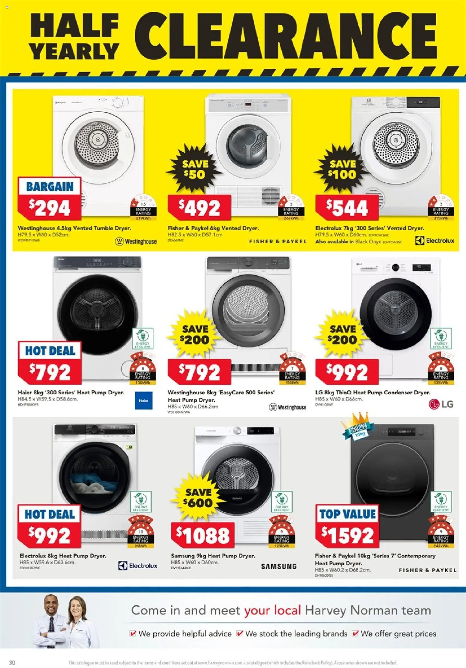 Harvey Norman catalogue from 18/06/2026 Harvey Norman Electrical Clearance