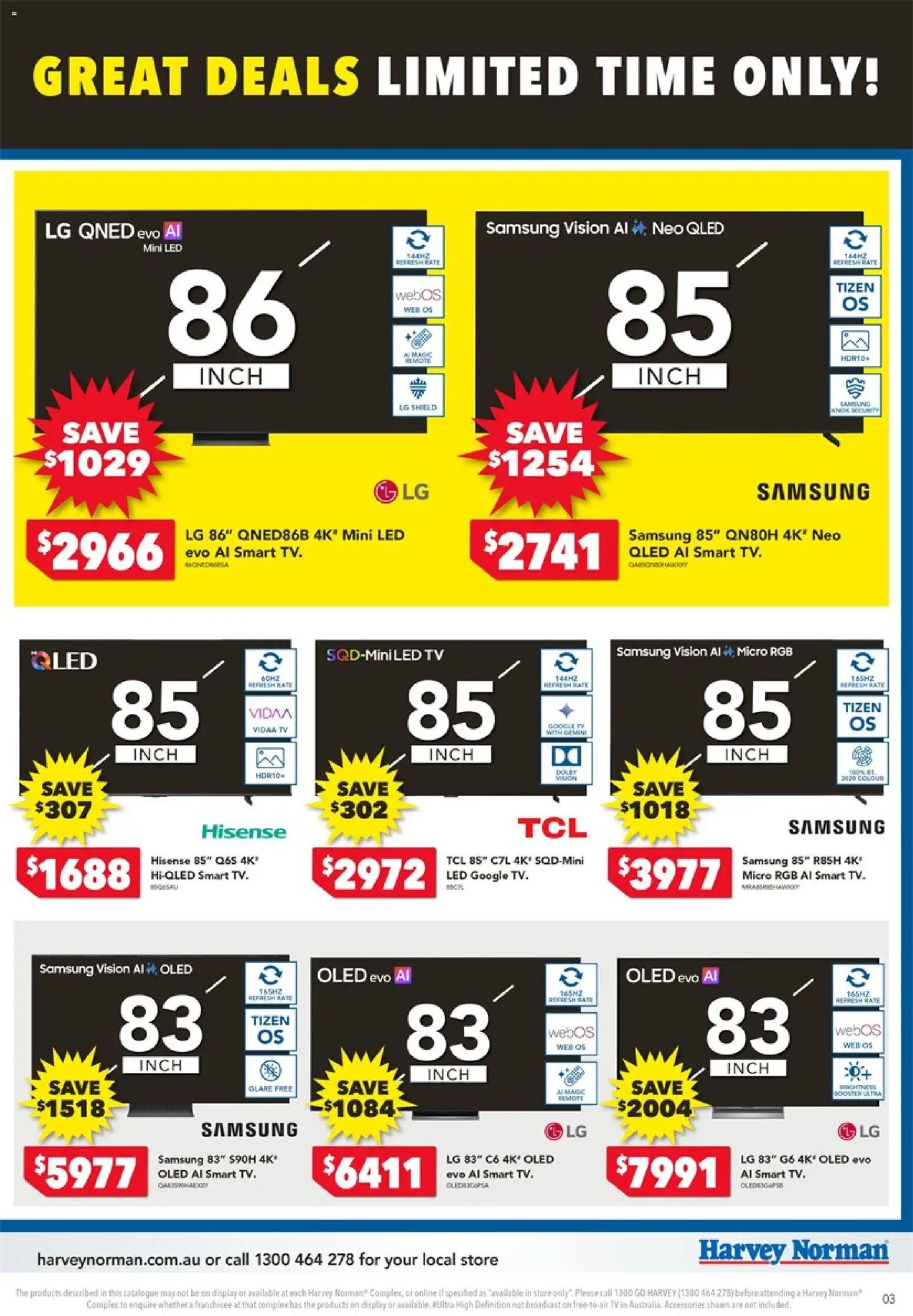 Harvey Norman catalogue from 18/06/2026 Harvey Norman Electrical Clearance