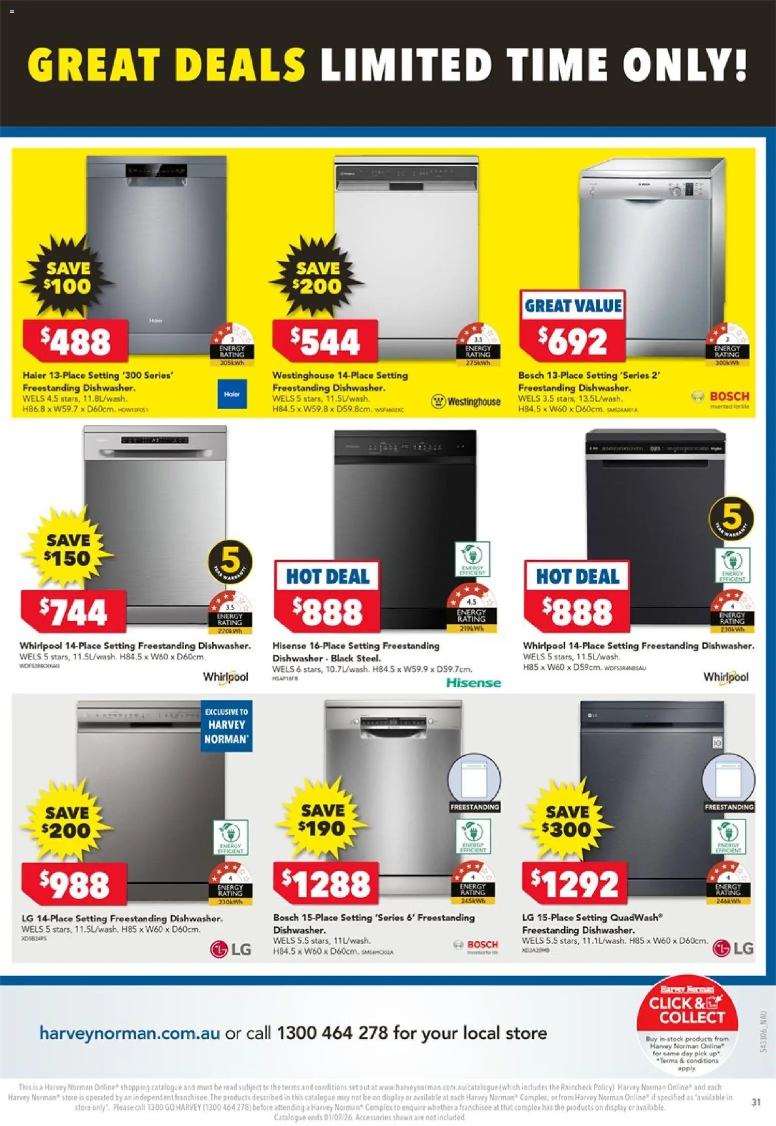 Harvey Norman catalogue from 18/06/2026 Harvey Norman Electrical Clearance