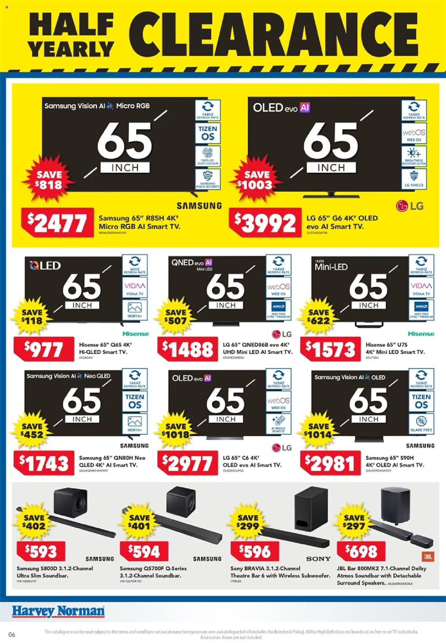 Harvey Norman catalogue from 18/06/2026 Harvey Norman Electrical Clearance