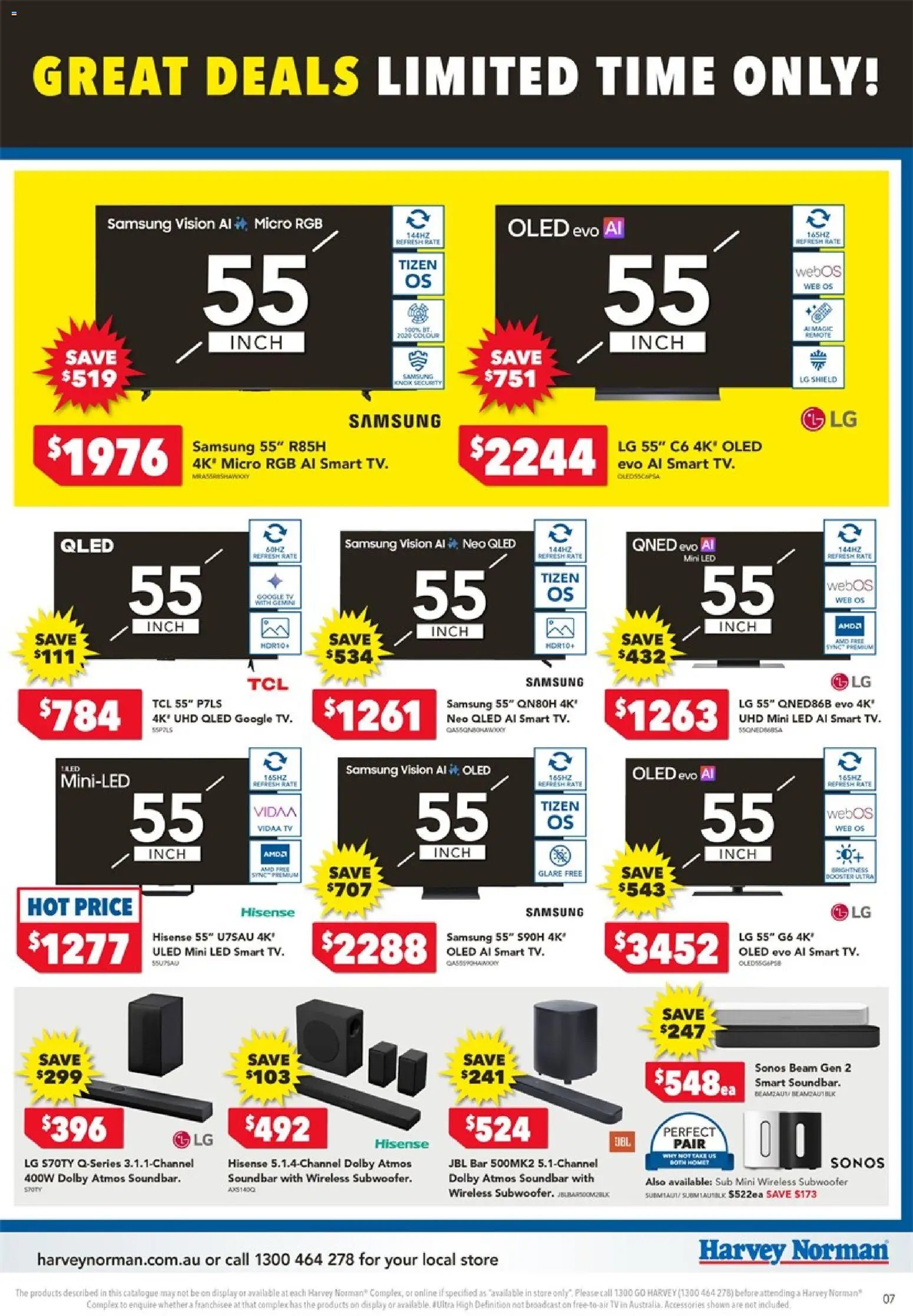Harvey Norman catalogue from 18/06/2026 Harvey Norman Electrical Clearance
