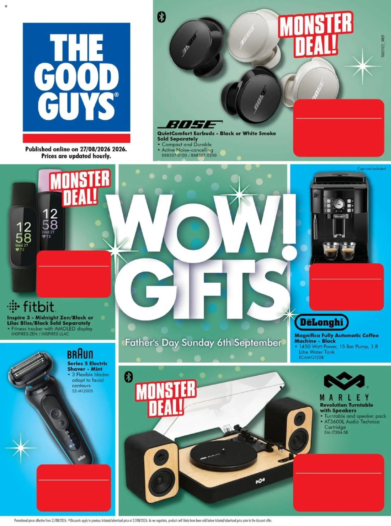 The Good Guys catalogue from 26/08/2026 The Good Guys catalogue WOW GIFTS