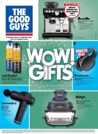 The Good Guys catalogue from 26/08/2026 The Good Guys catalogue WOW GIFTS