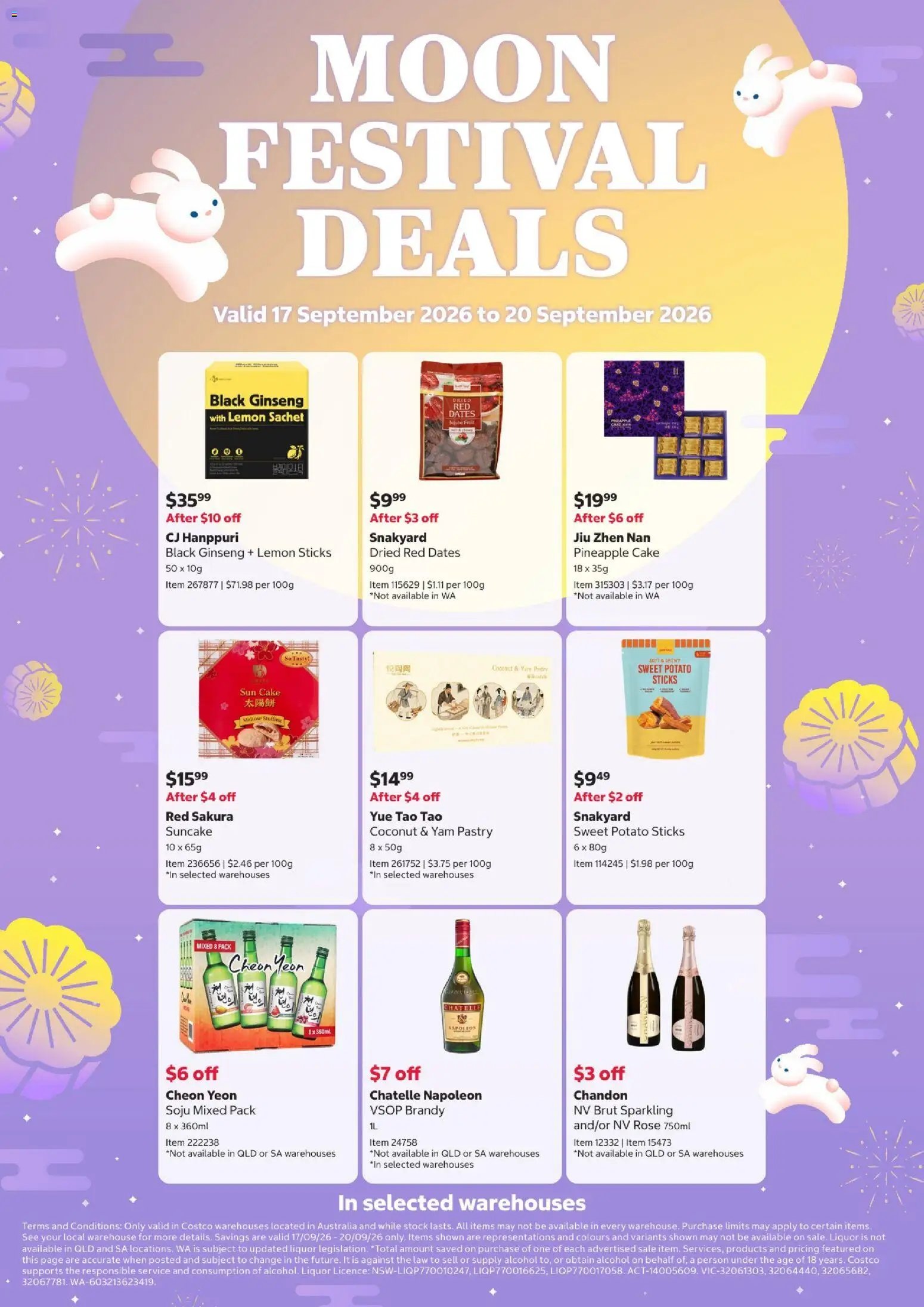 Costco catalogue from 17/09/2026 Costco Moon Festival Deals