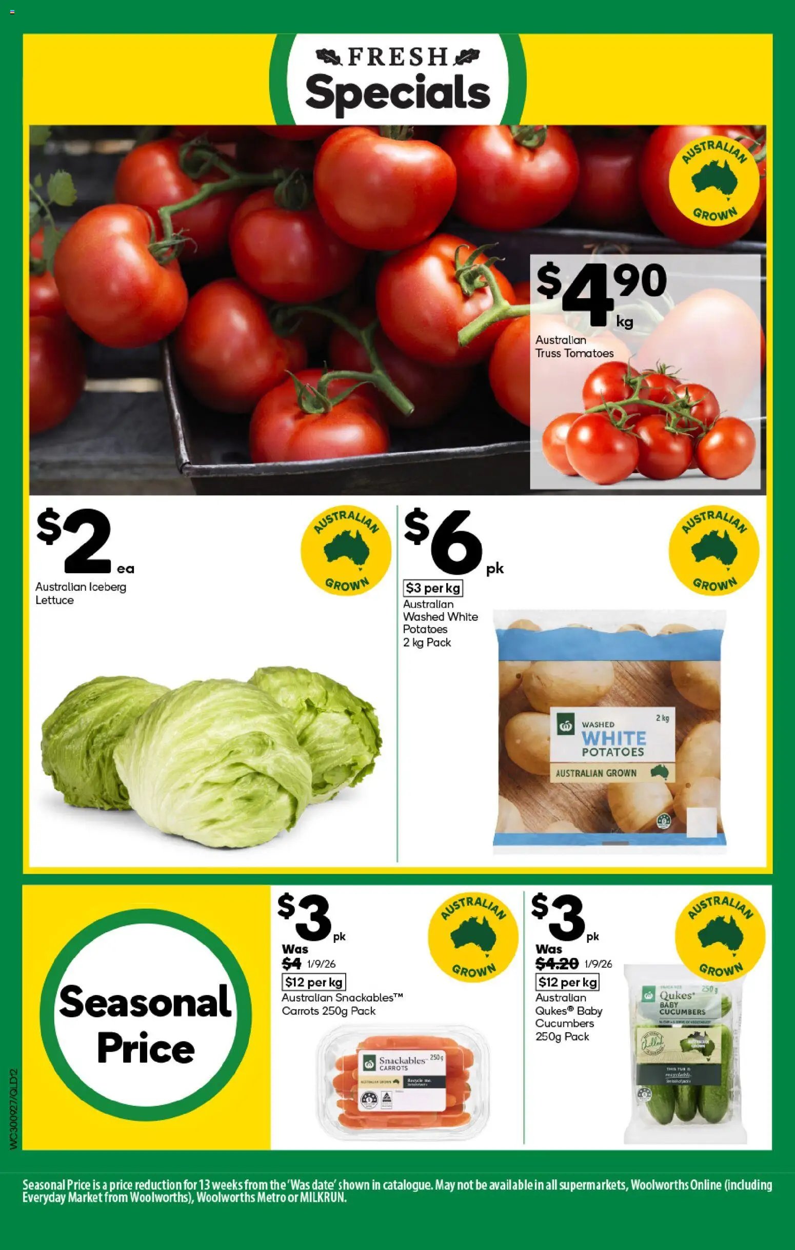 Woolworths catalogue from 30/09/2026 Woolworths catalogue QLD