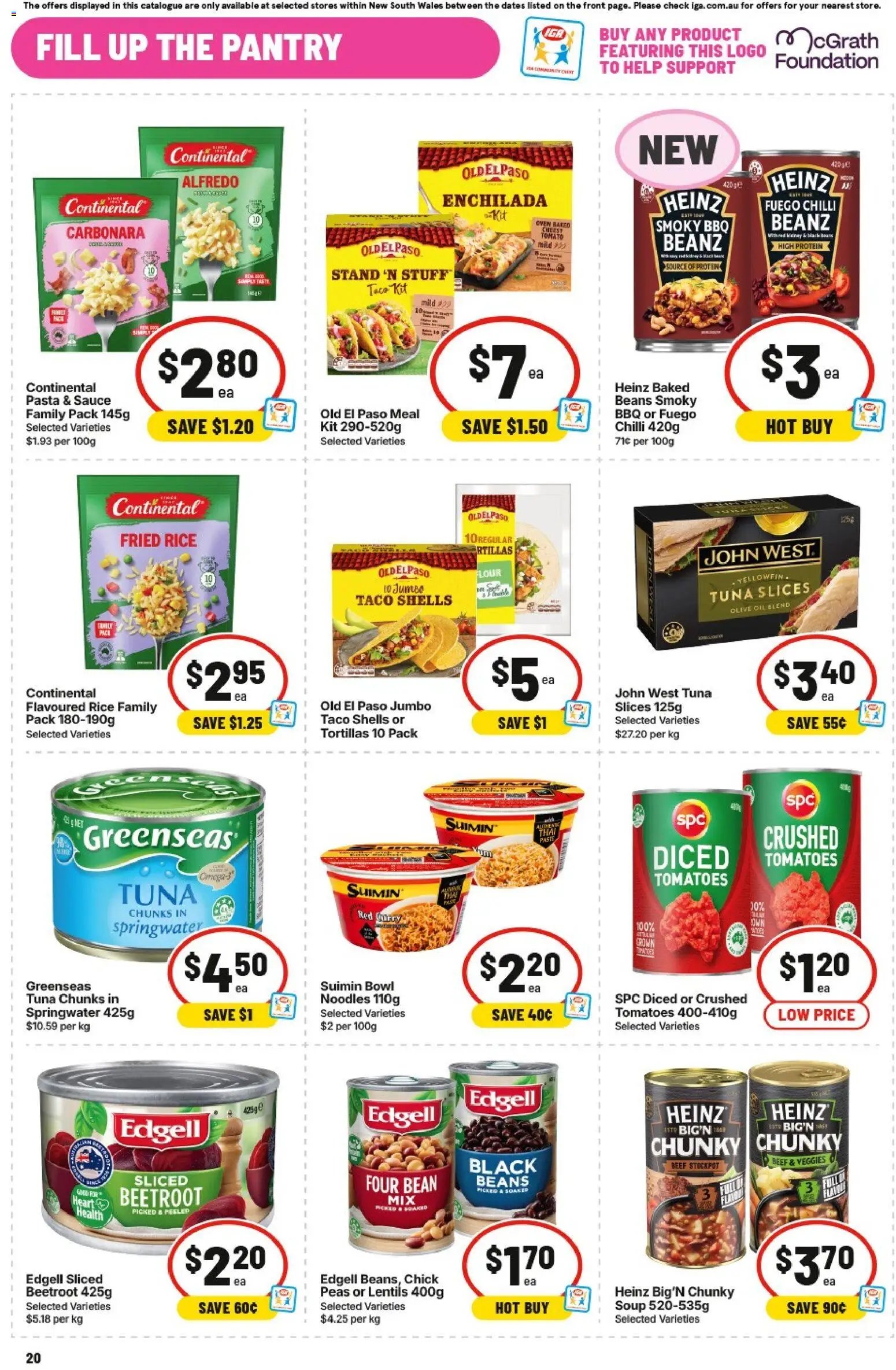 IGA catalogue from 23/09/2026 IGA catalogue Forest Lodge