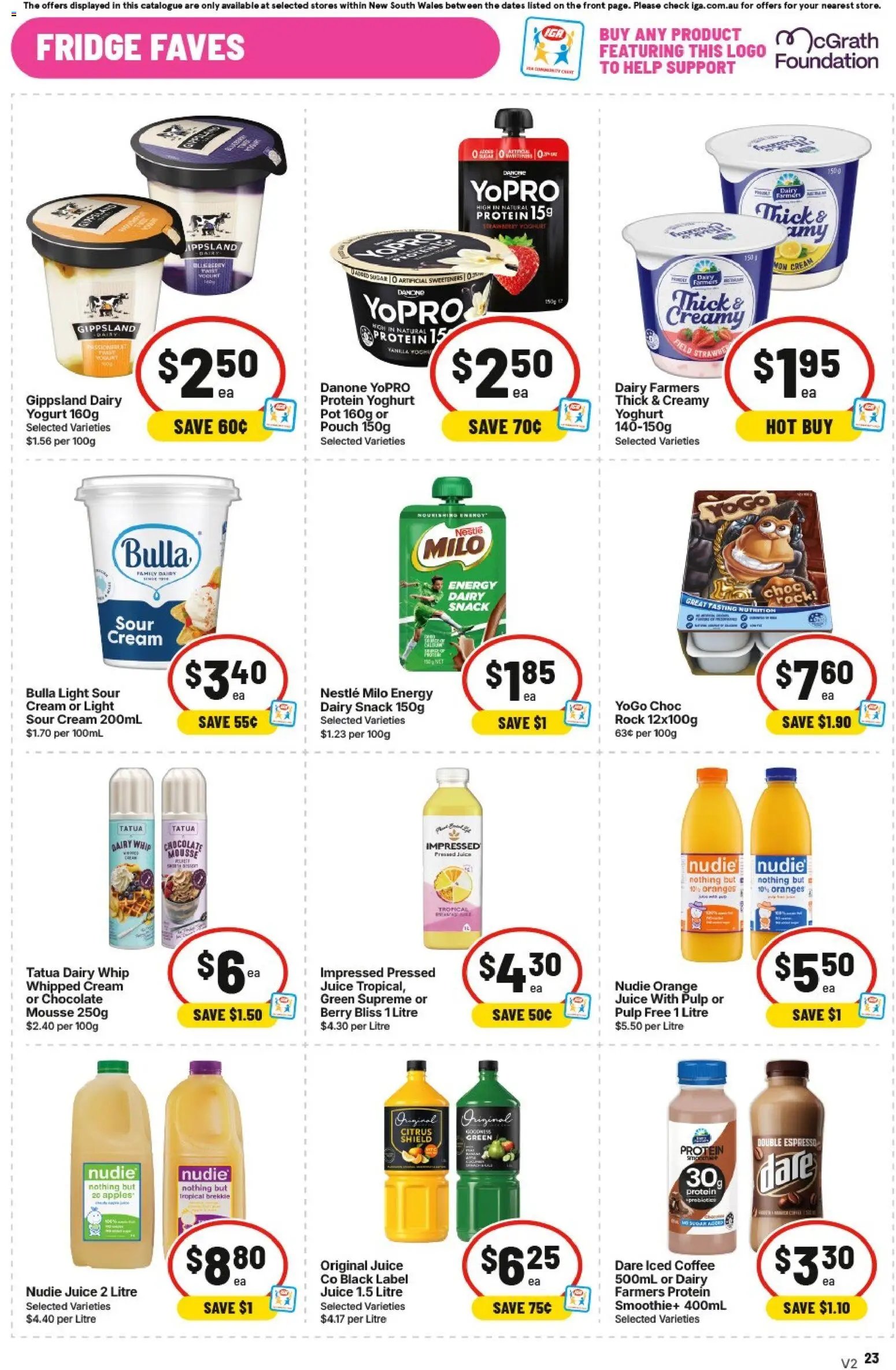 IGA catalogue from 23/09/2026 IGA catalogue Forest Lodge