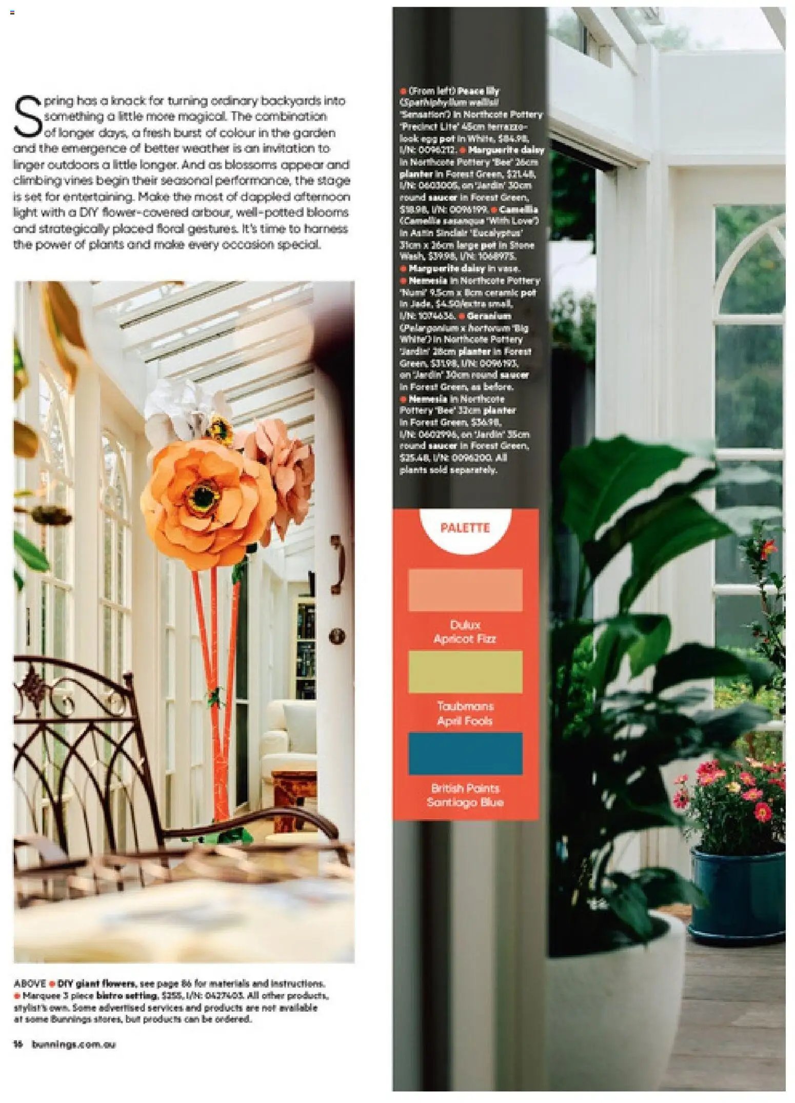 Bunnings Warehouse catalogue from 01/09/2026 Bunnings Warehouse Magazine September