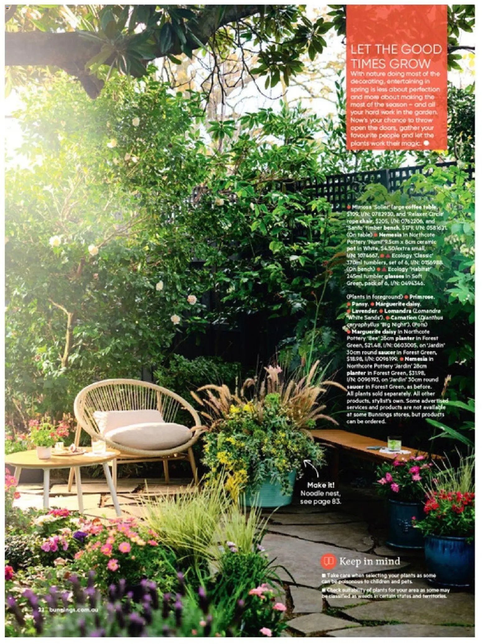 Bunnings Warehouse catalogue from 01/09/2026 Bunnings Warehouse Magazine September