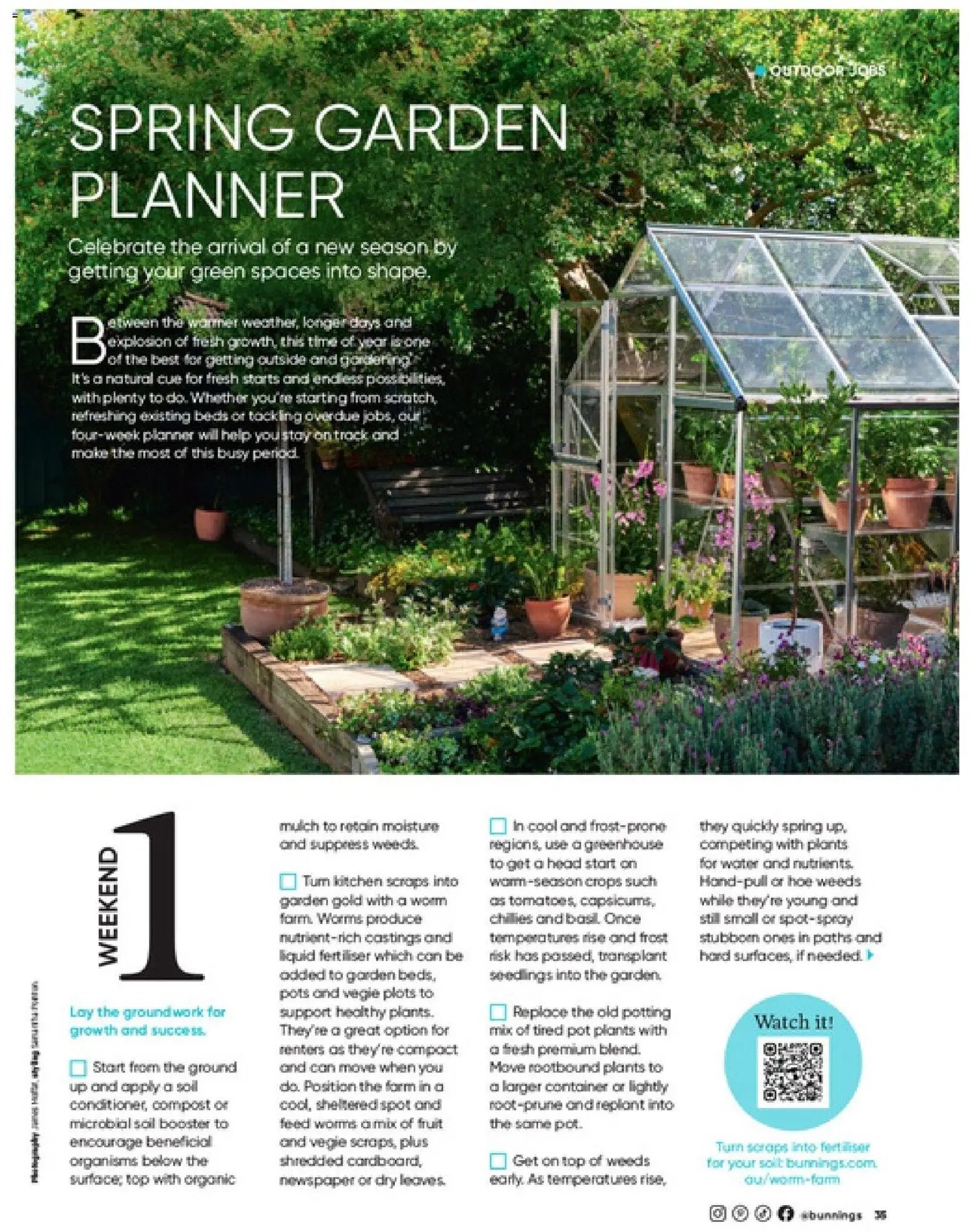 Bunnings Warehouse catalogue from 01/09/2026 Bunnings Warehouse Magazine September