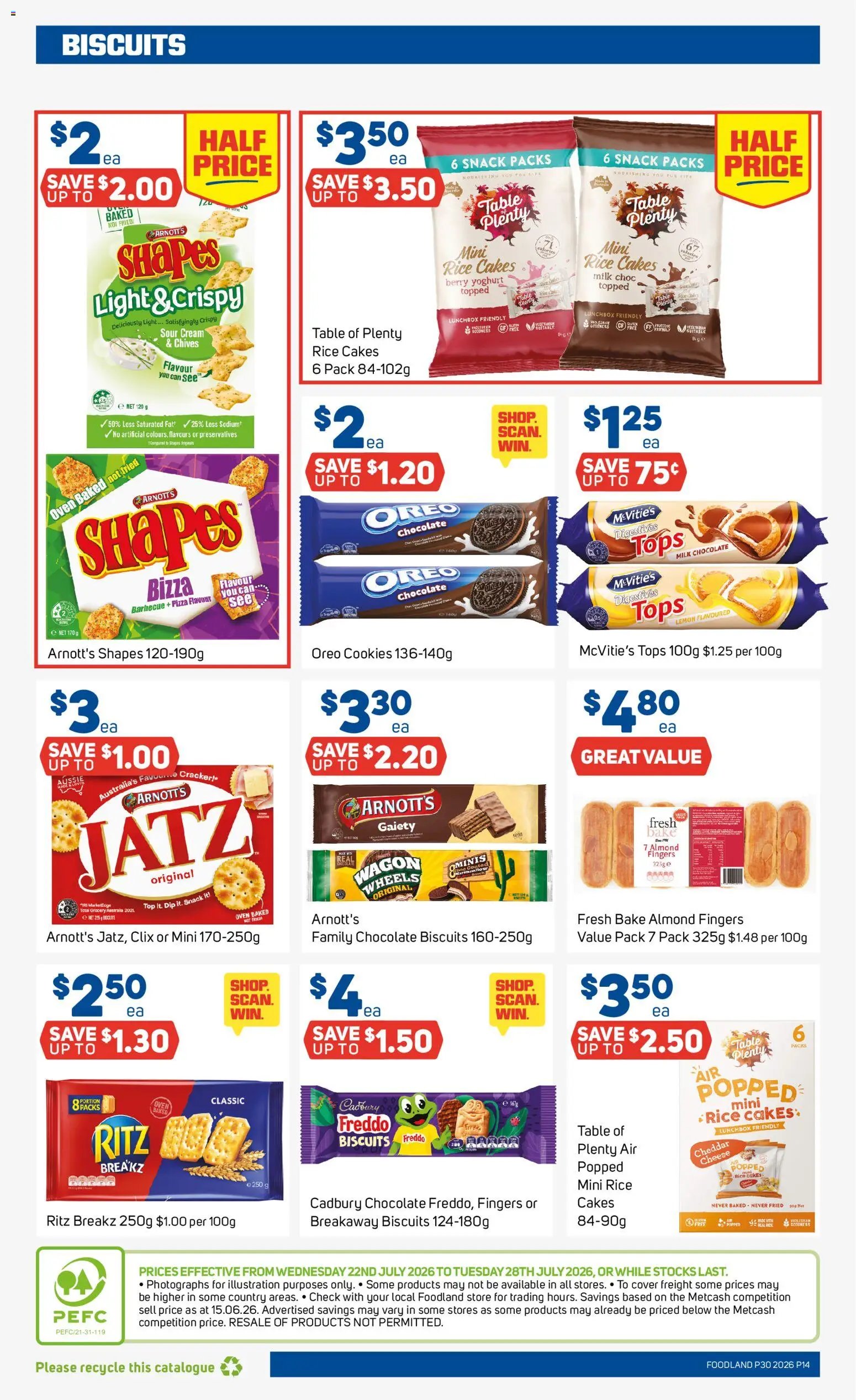 Foodland catalogue from 22/07/2026 Foodland catalogue
